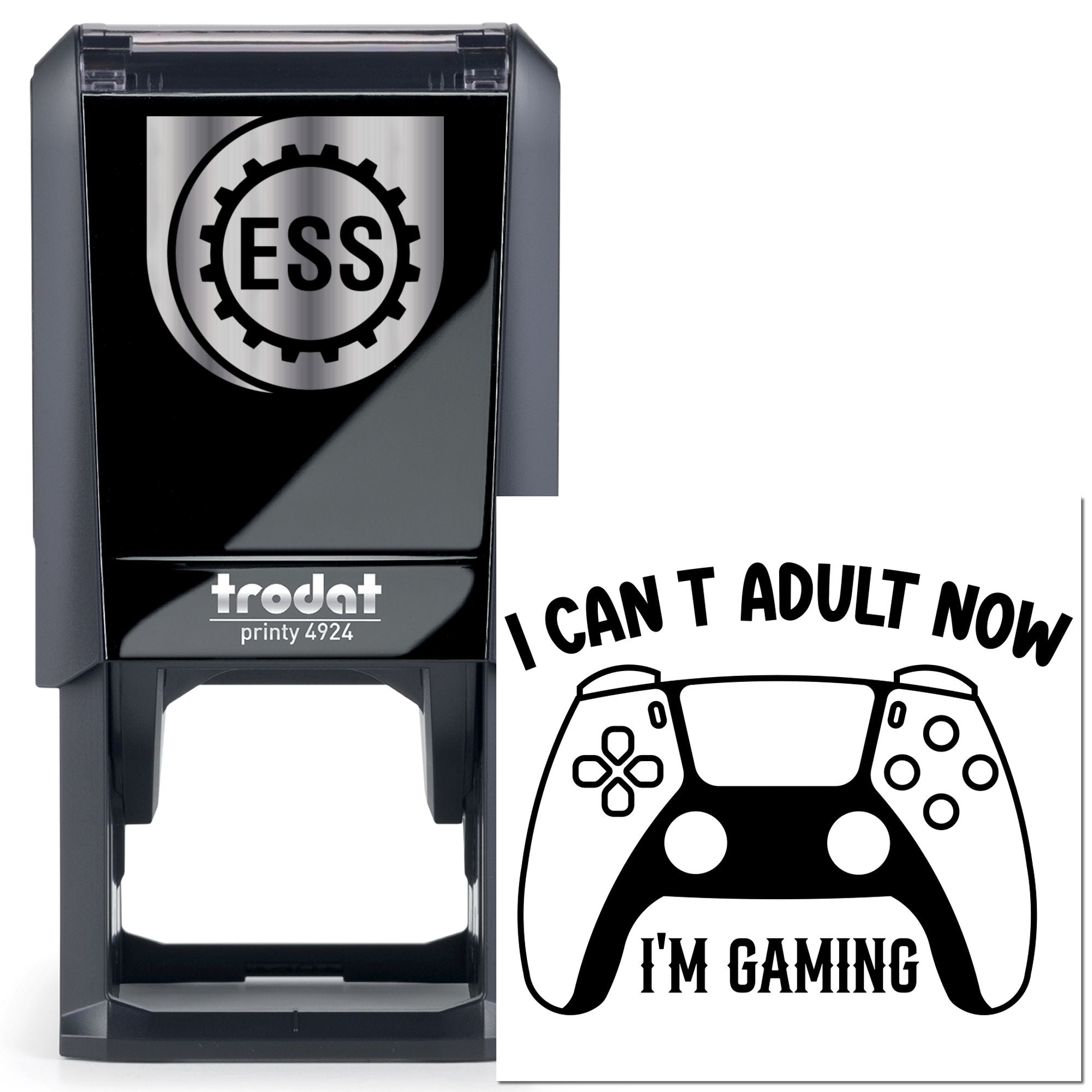 Self-Inking Gaming Controller Handcraft Stamp