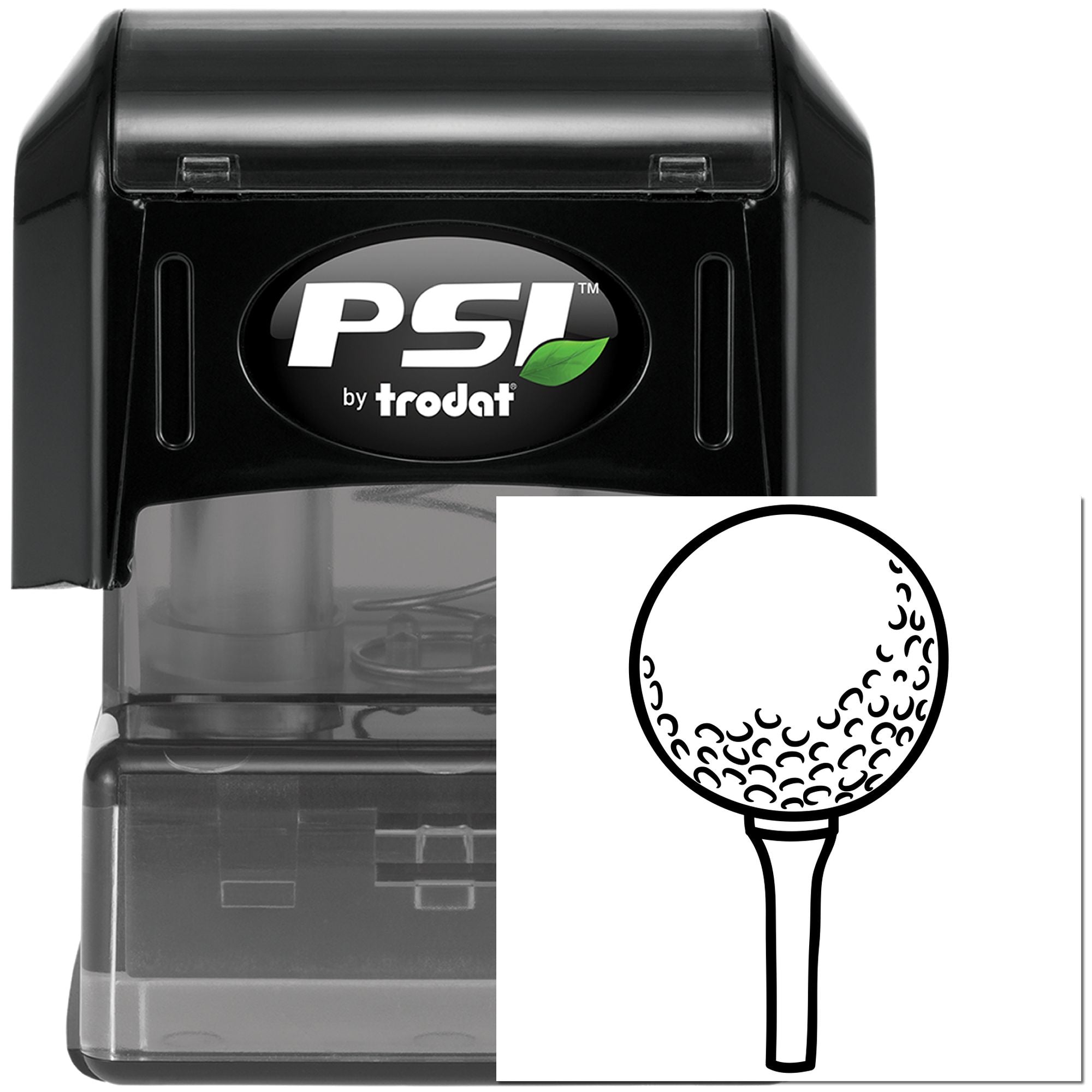 Pre-Inked Dimpled Golf Ball Papercraft Stamp