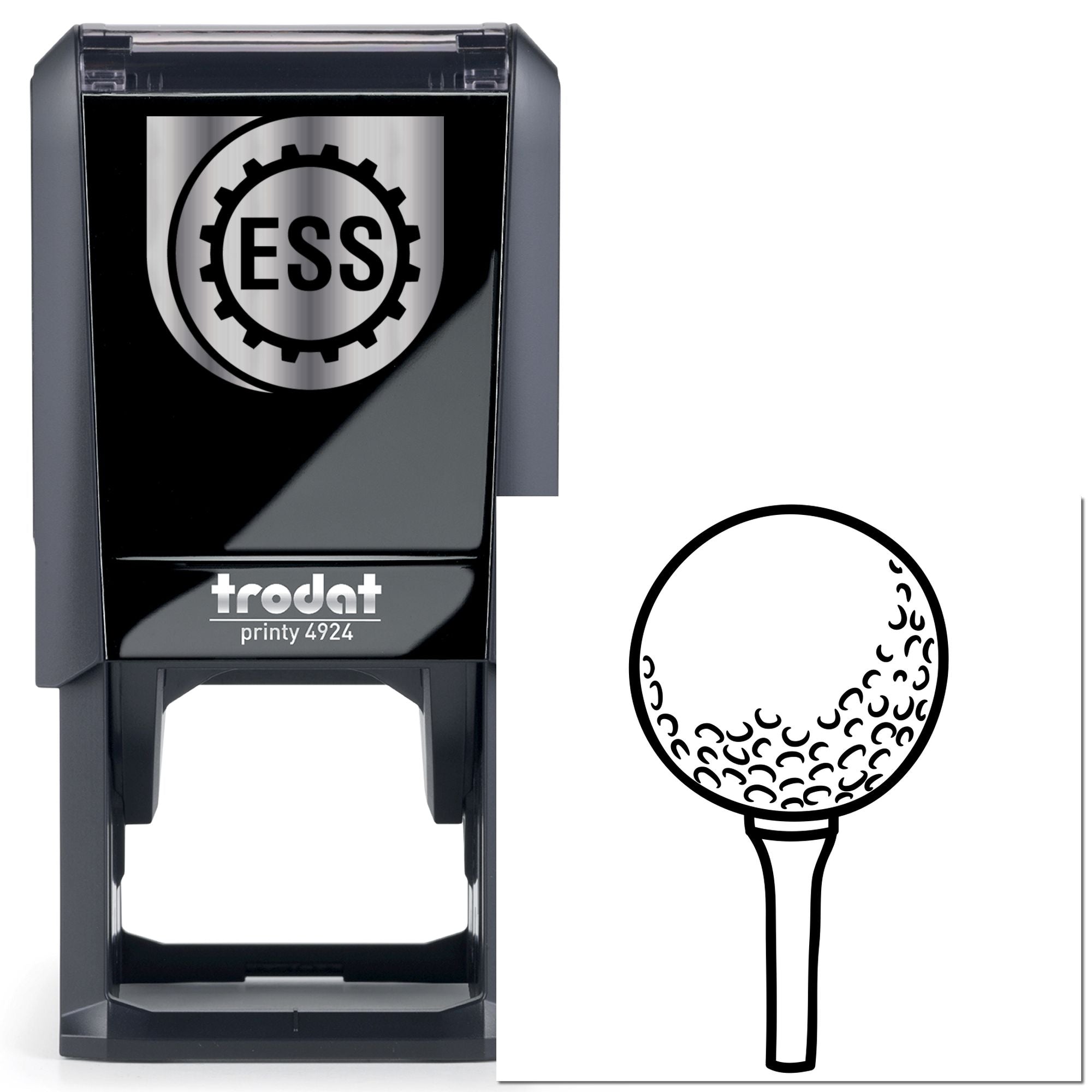 Self-Inking Golf Ball Cardmaking Stamp