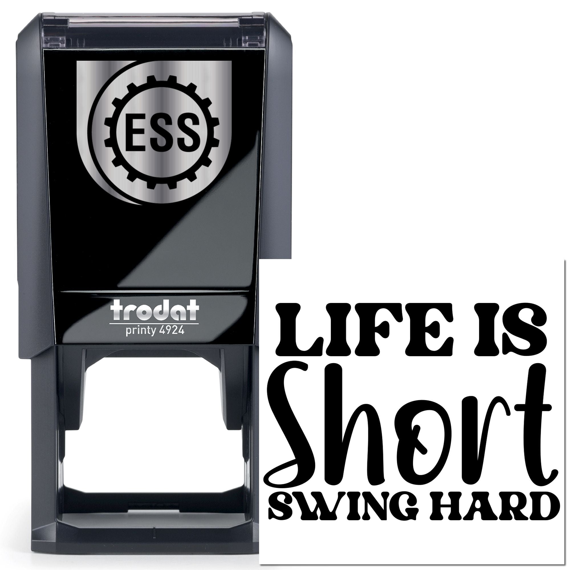 Self-Inking Motivational Quote Greeting Card Stamp