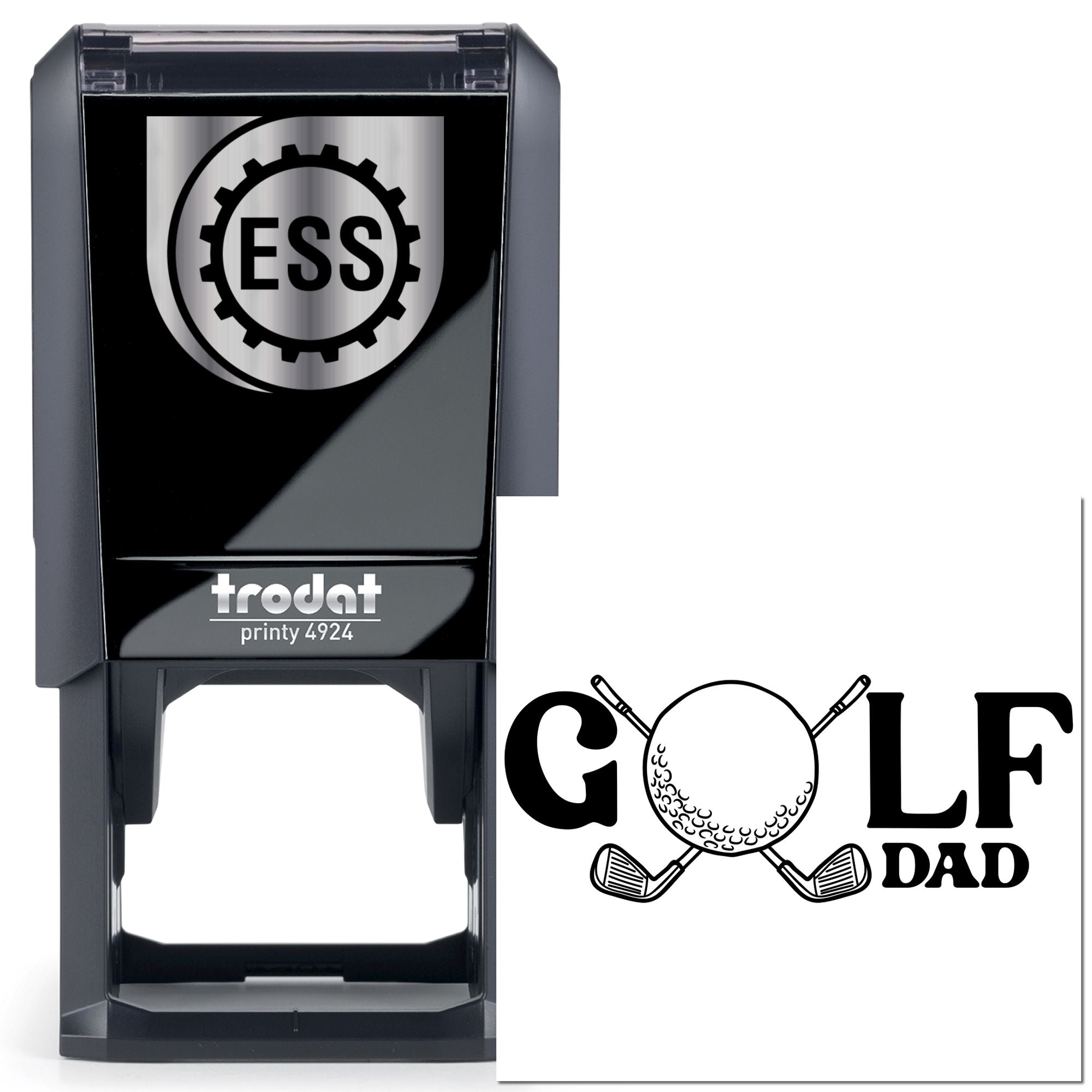 Self-Inking Golf Dad Postcard Stamp