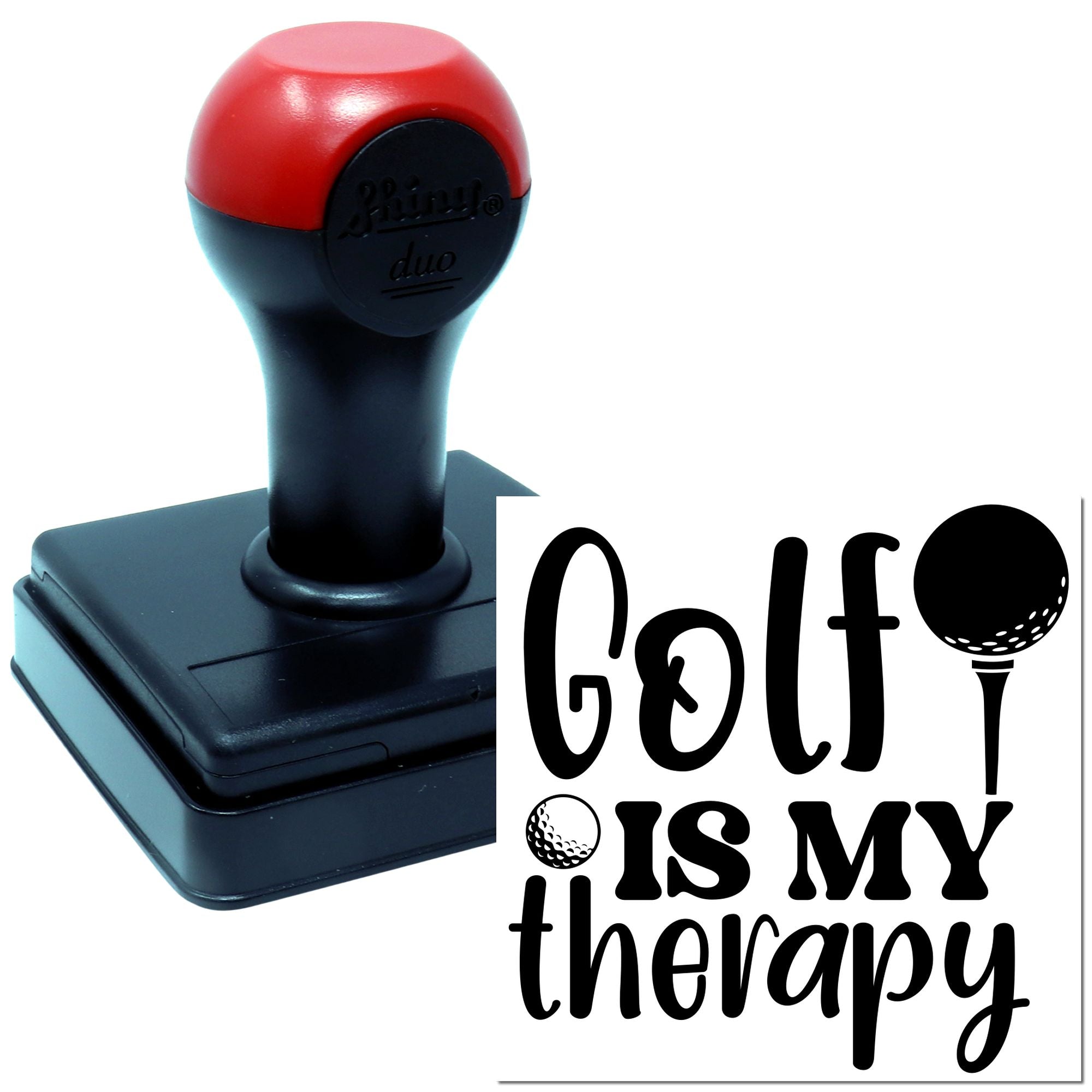 Duo Golf Is My Personal Therapy Hand Stamp