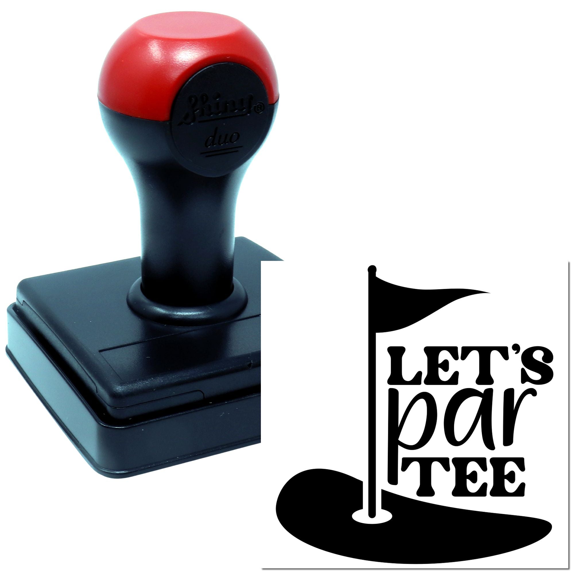 Duo Let's Par-Tee On The Green Hand Stamp