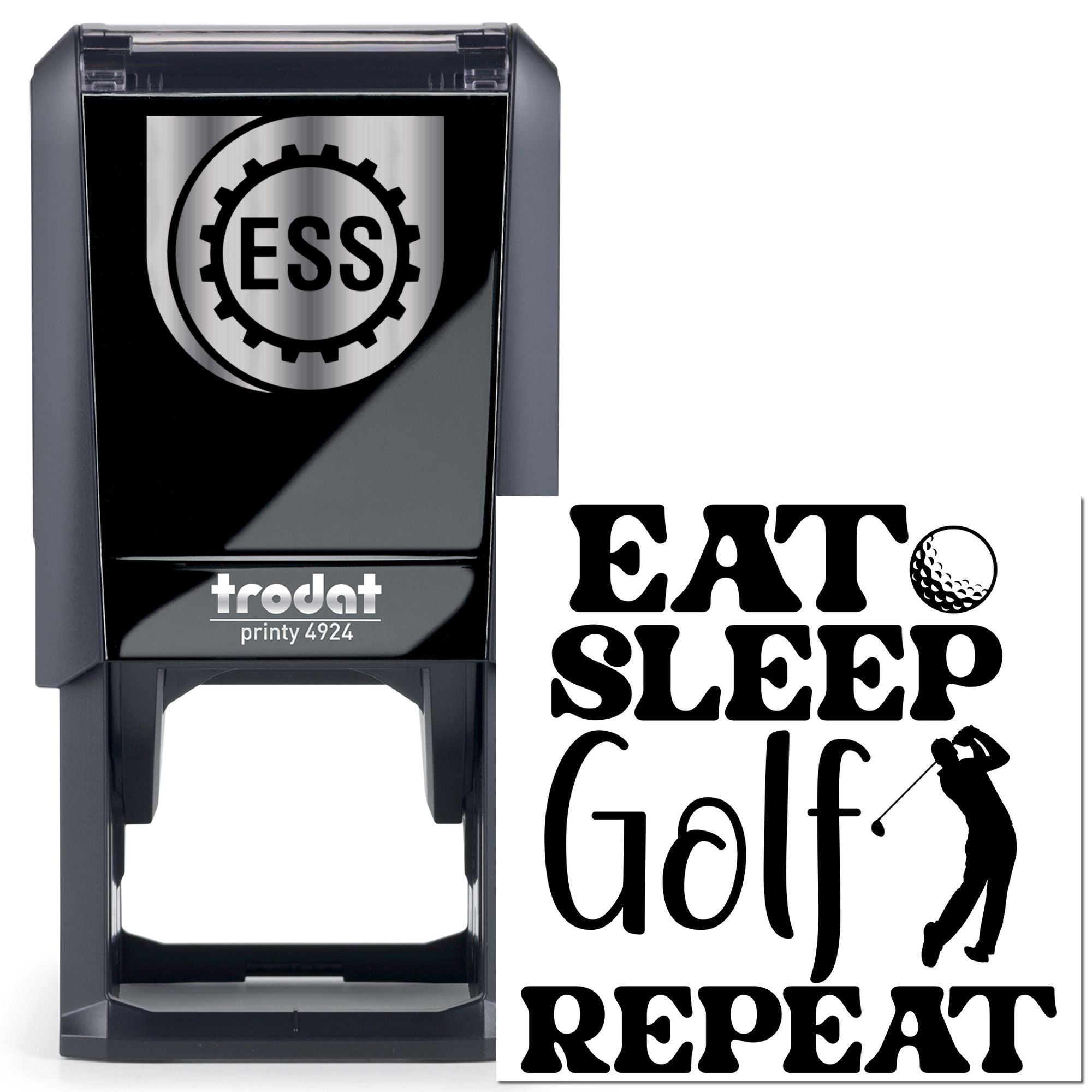 Self-Inking Golf Life Papercraft Stamp