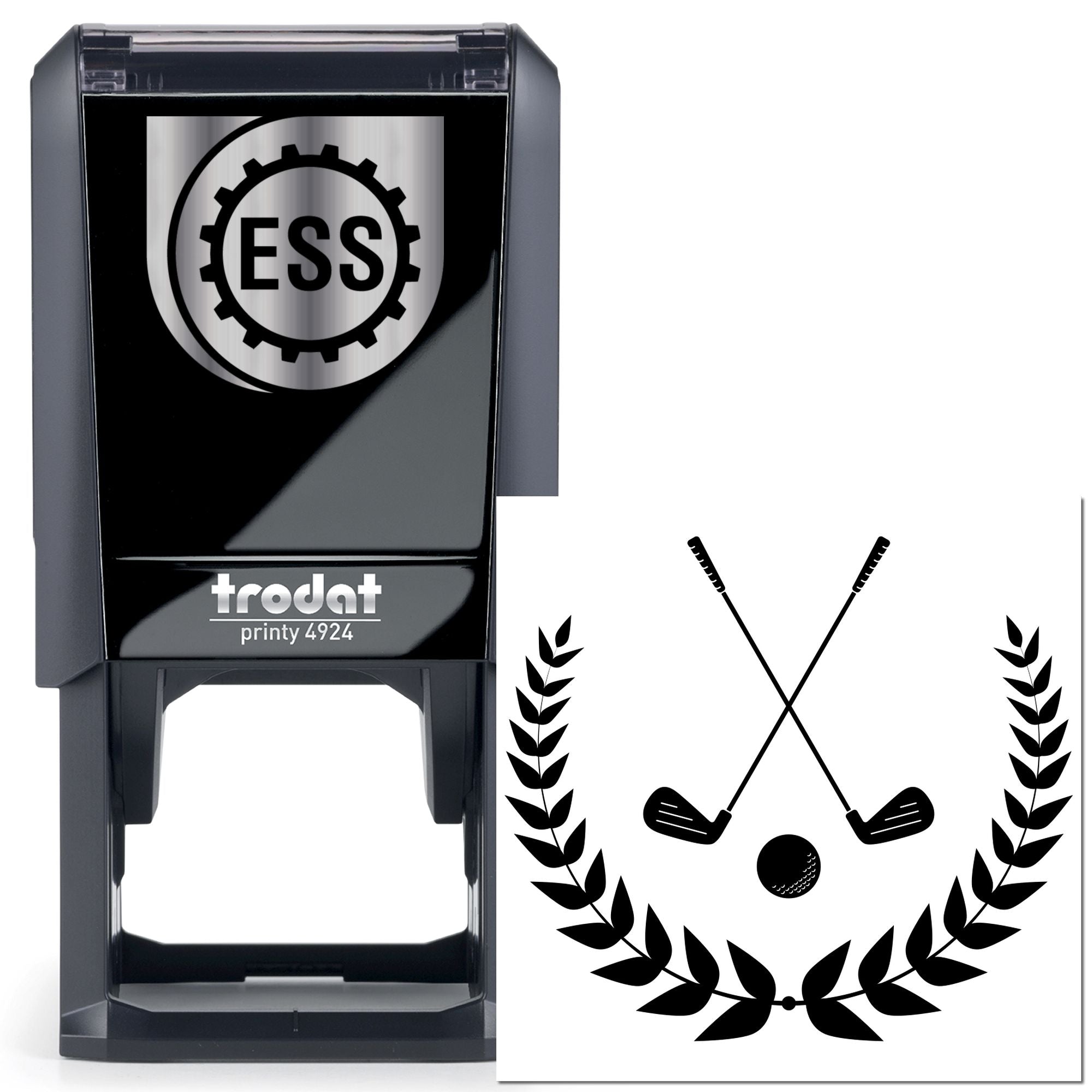 Self-Inking Golf Crest Journaling Stamp