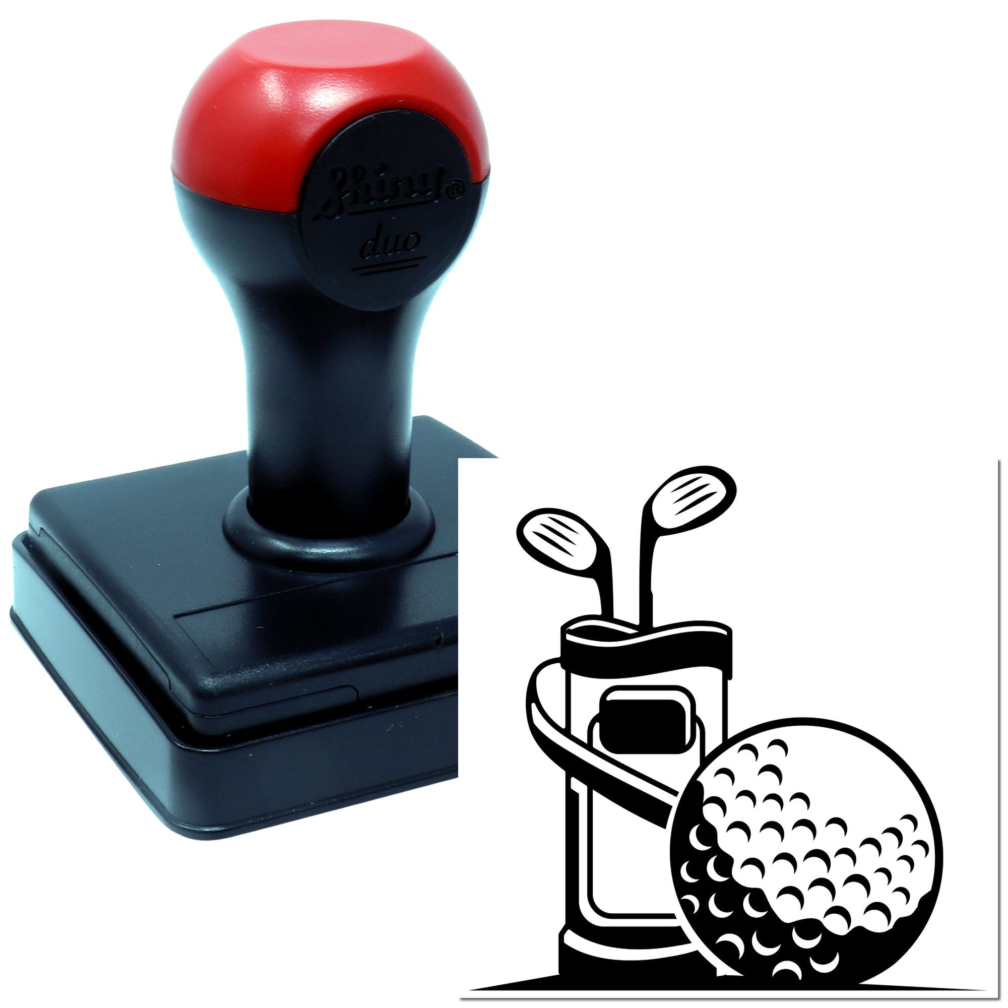 Duo Classic Golf Bag And Ball Hand Stamp