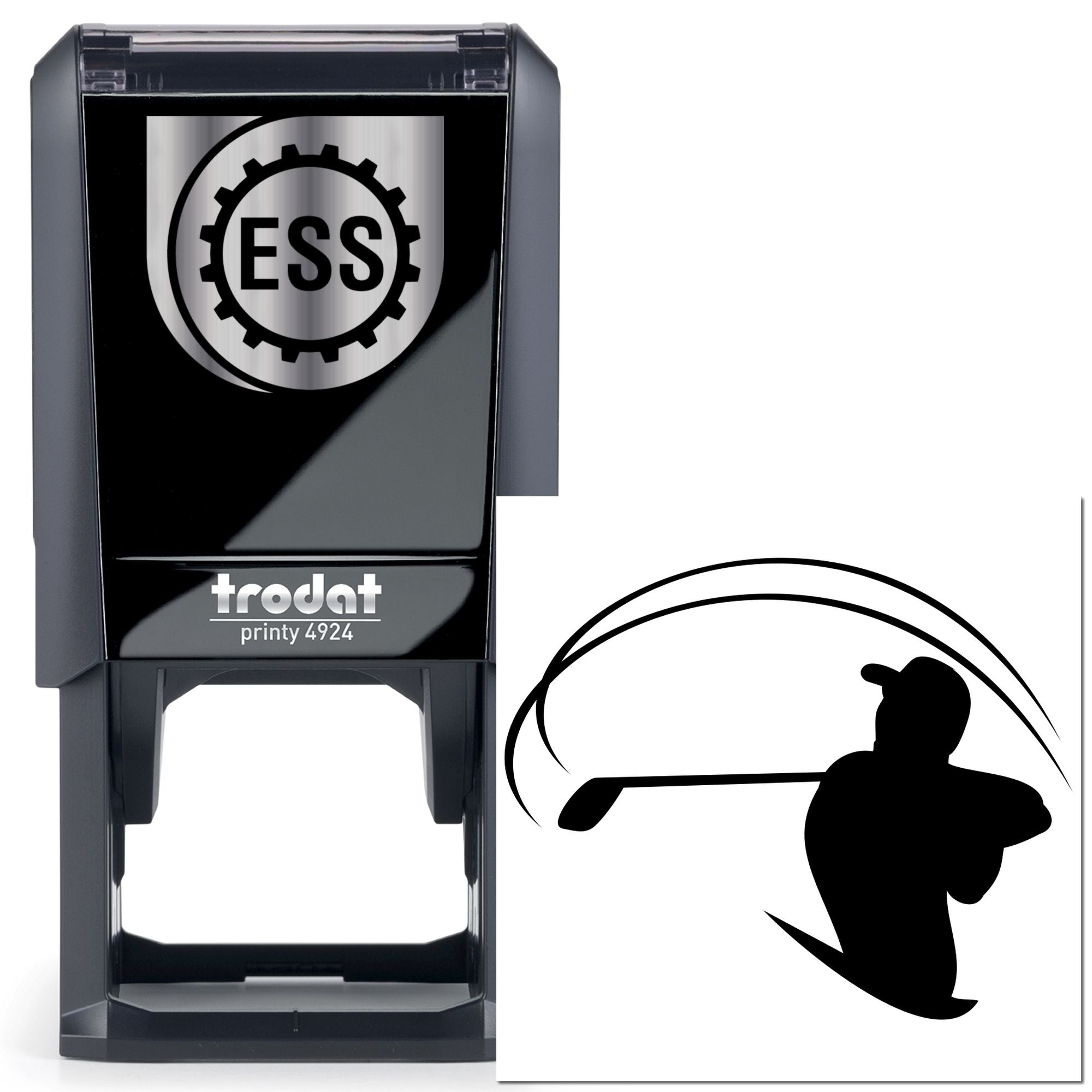 Self-Inking Golf Swing Party Favor Stamp