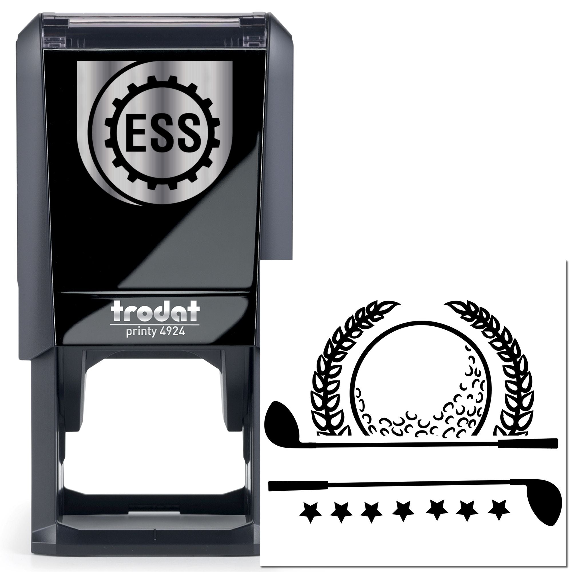 Self-Inking Golf Trophy Craft Stamp