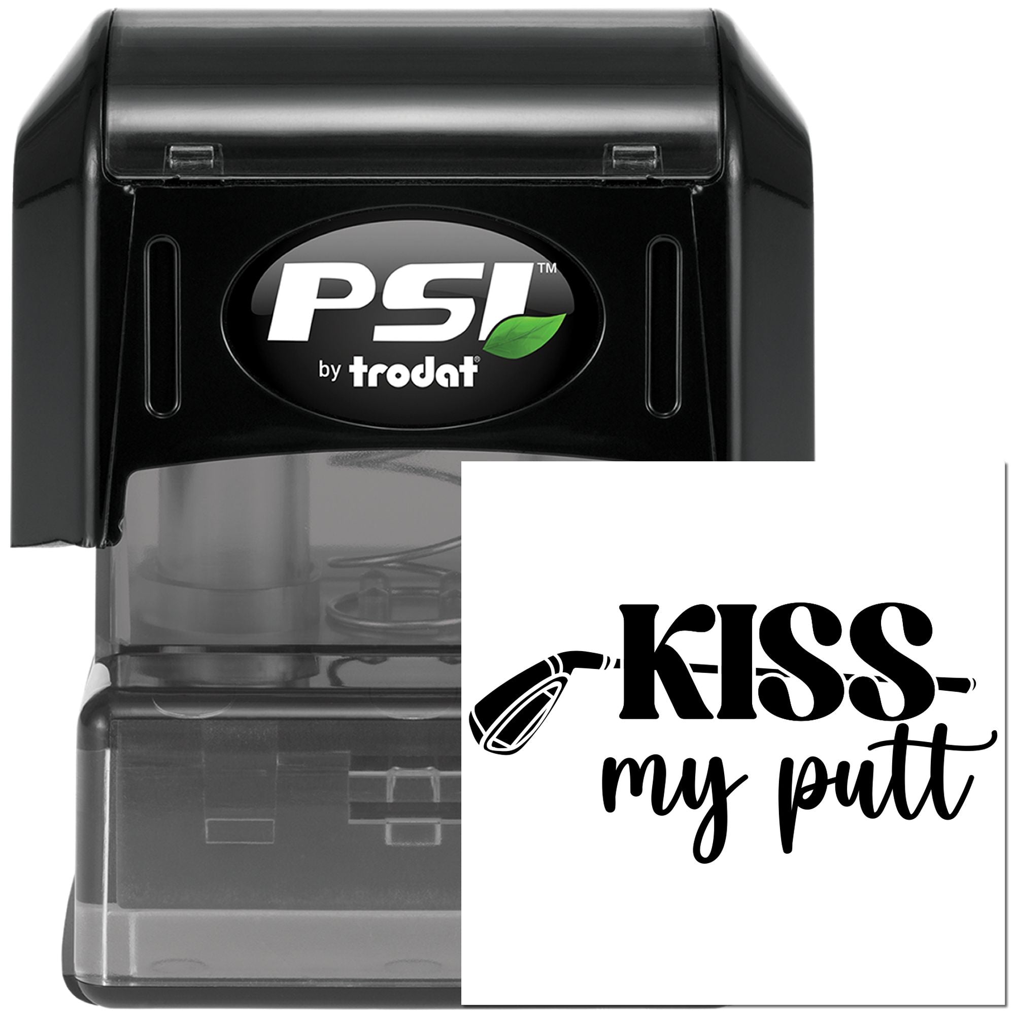 Pre-Inked Kiss My Butt Crafting Stamp