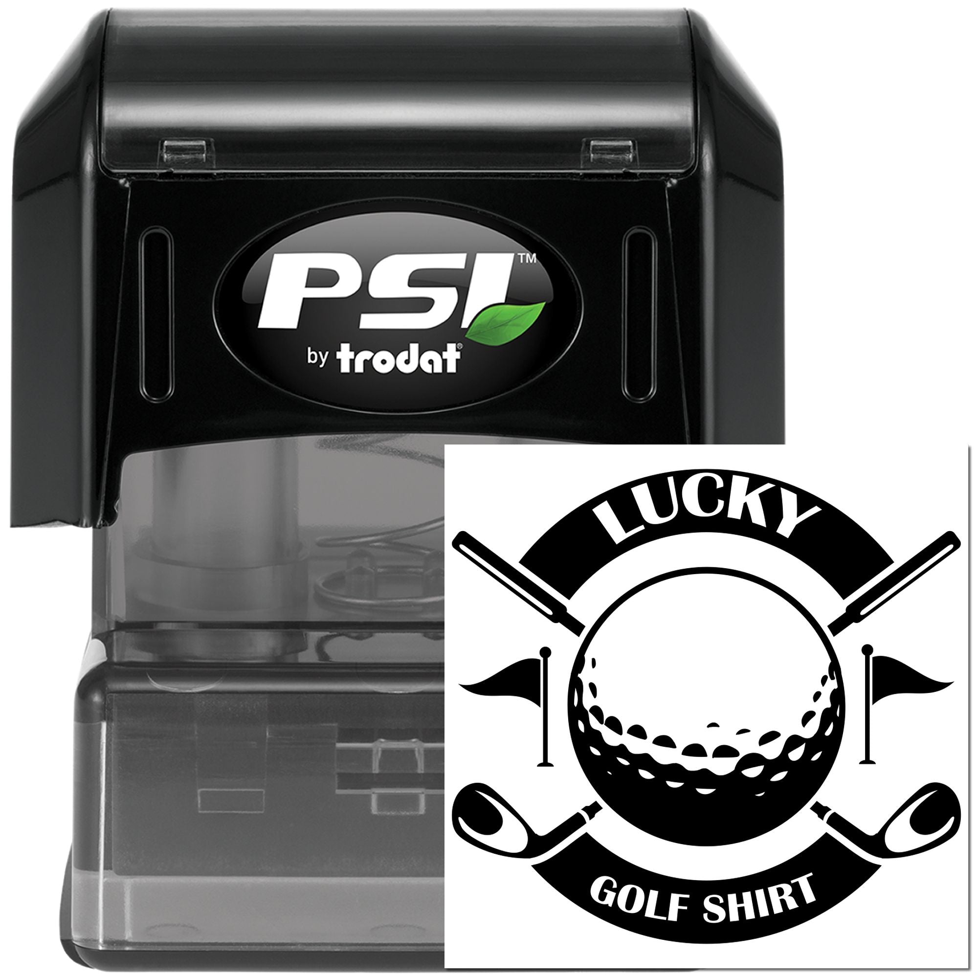 Pre-Inked Lucky Golf Shirt Card Making Stamp