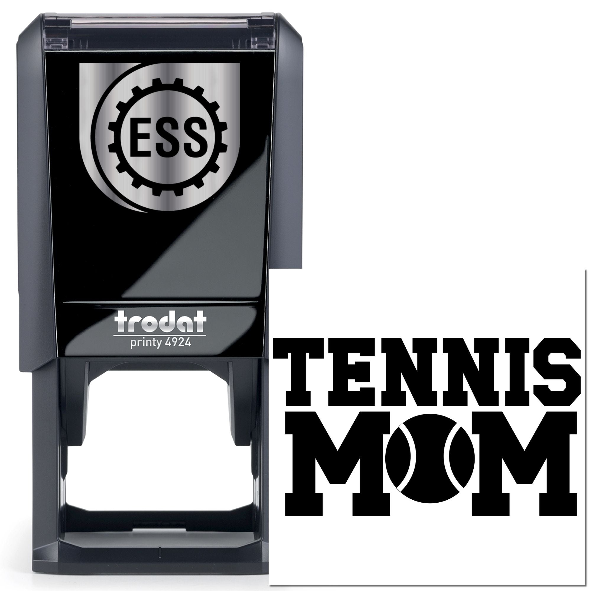 Self-Inking Tennis Mom Party Favor Stamp