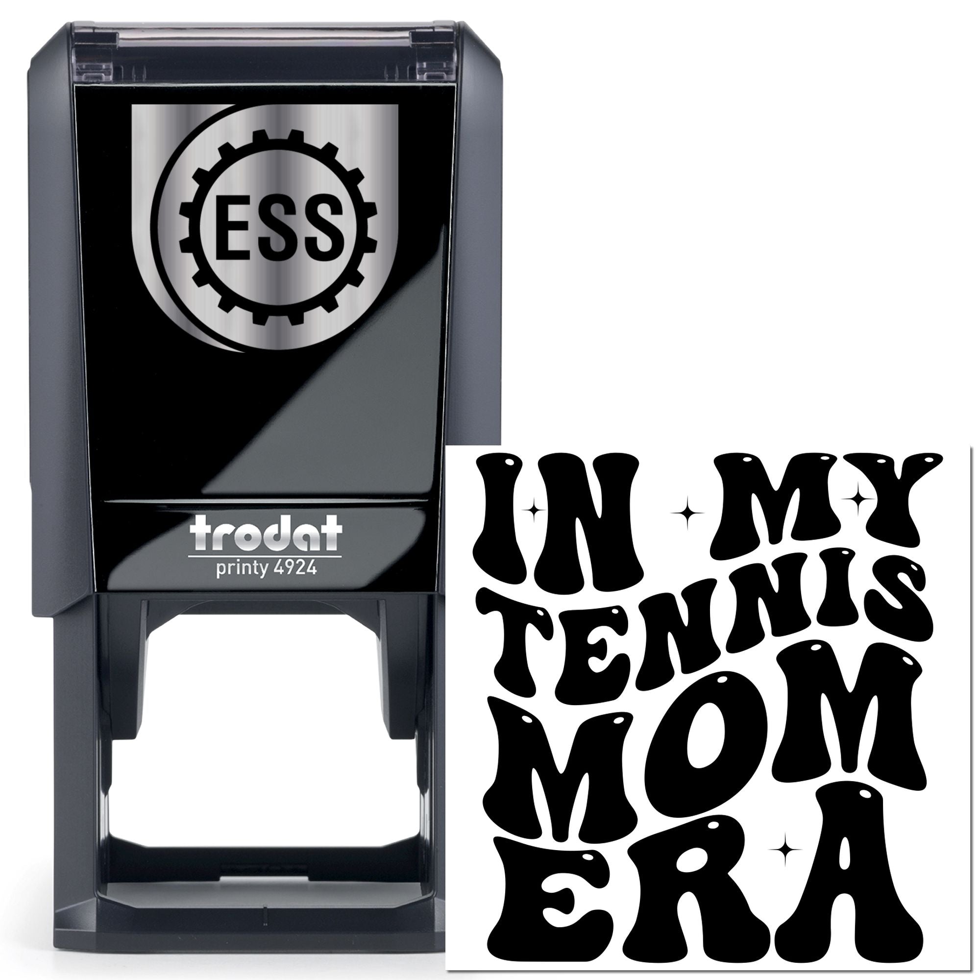 Self-Inking Tennis Mom Cardmaking Stamp