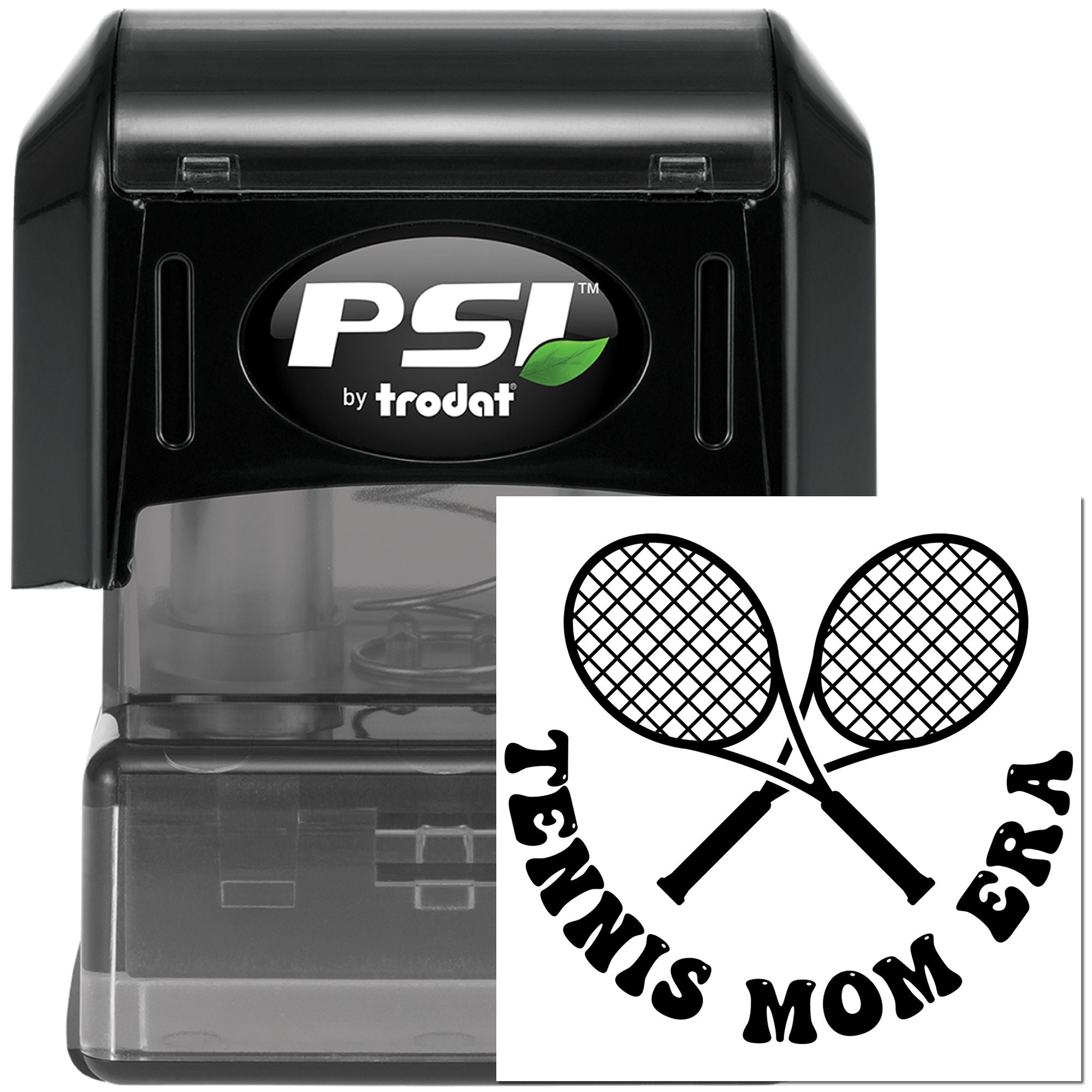 Pre-Inked Tennis Moms Unite Paper Craft Stamp