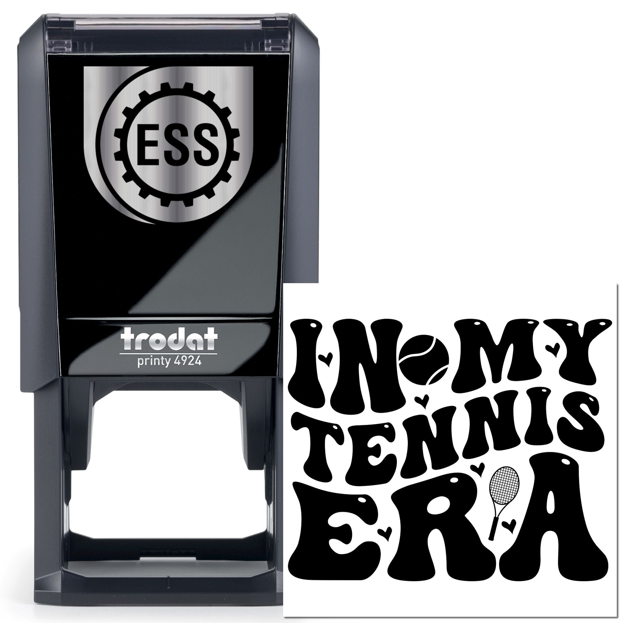 Self-Inking Tennis Mom Paper Goods Stamp