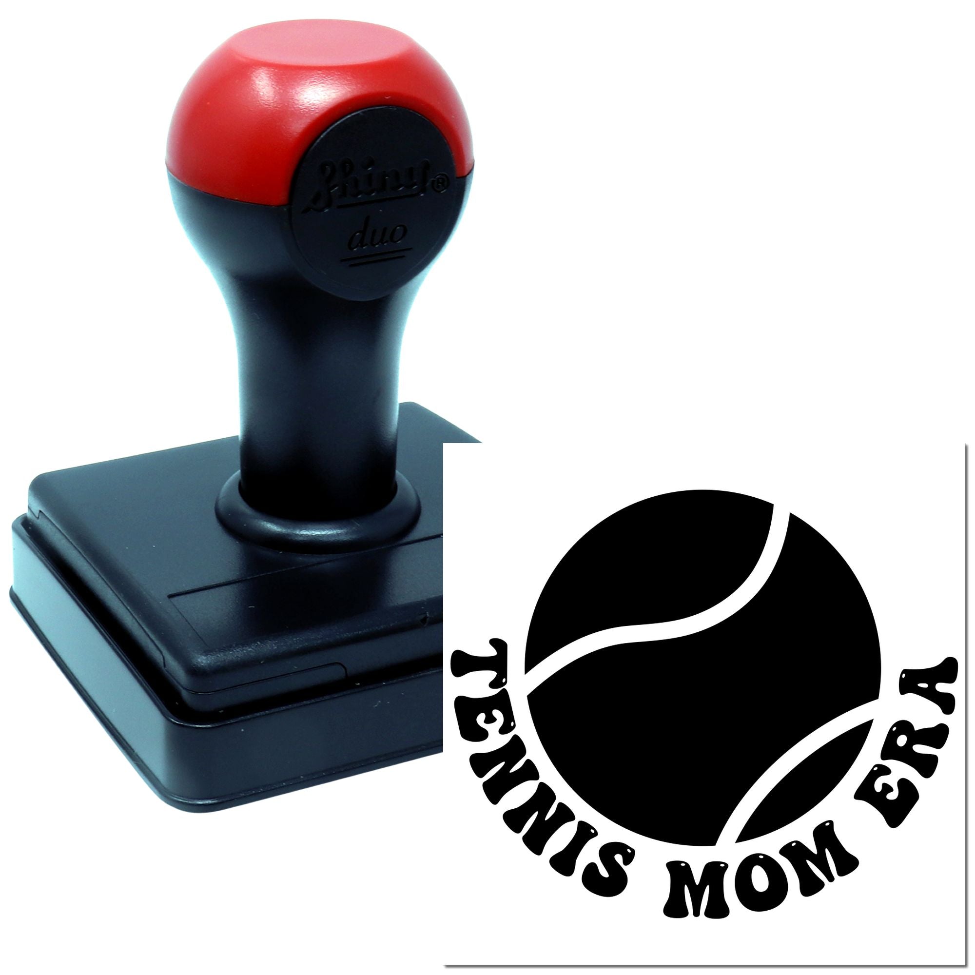 Duo Vintage Tennis Mom Era Emblem Hand Stamp