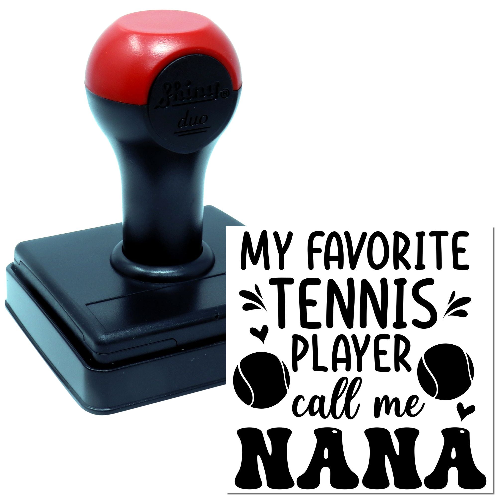 Duo Call Me Nana Tennis Favorite Hand Stamp