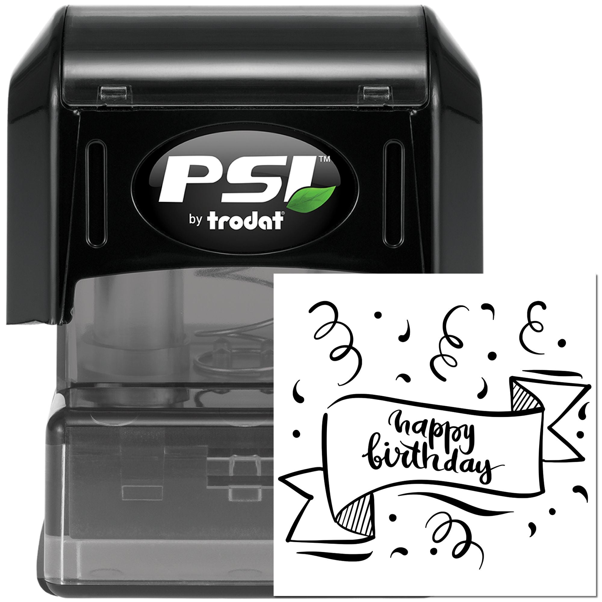 PSI Pre-Inked Confetti Birthday Bash Card Making Stamp