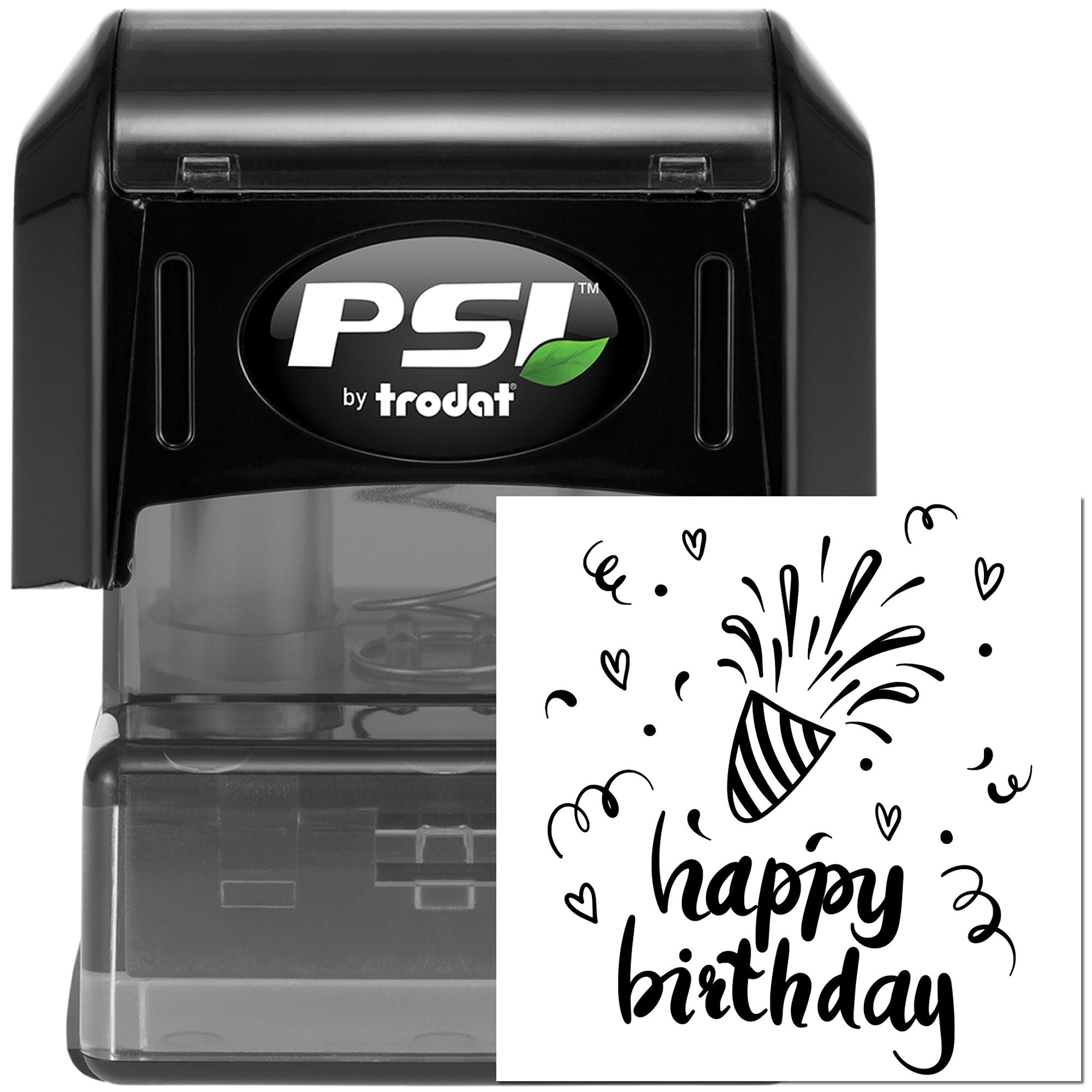 PSI Pre-Inked Confetti Celebration Paper Craft Stamp