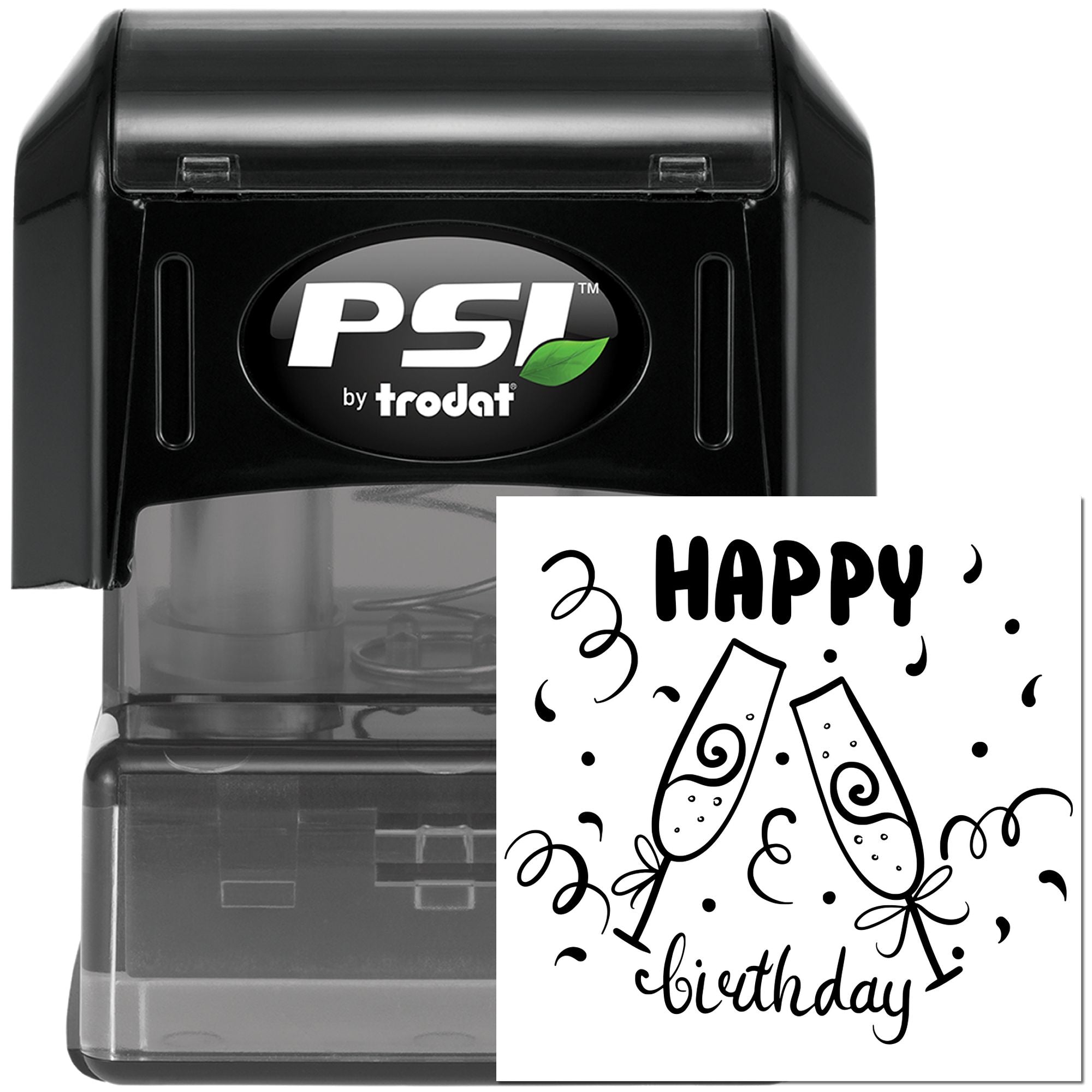 PSI Pre-Inked Sparkling Celebration of Life Scrapbook Stamp