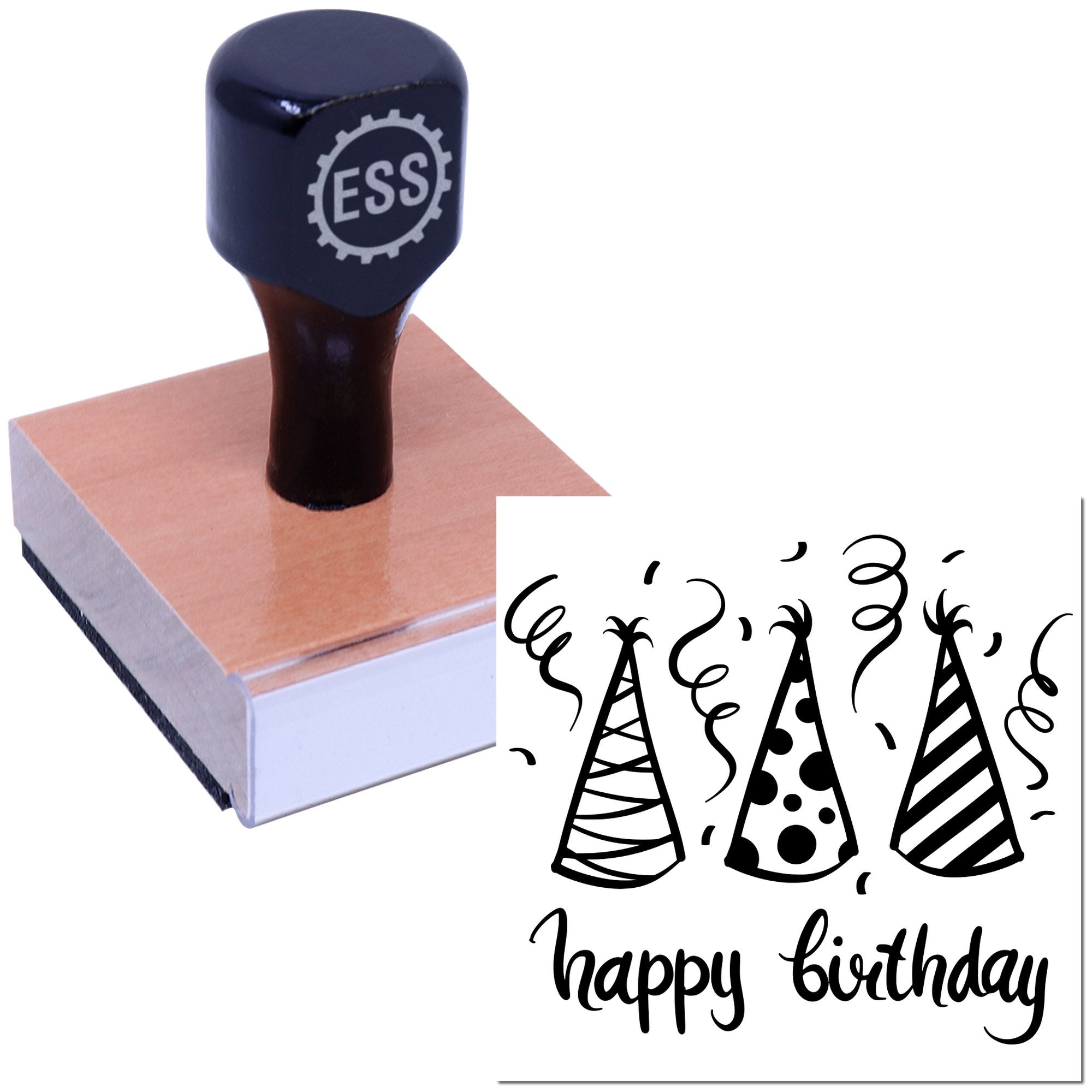 Anniversary Party Extravaganza Card Making Rubber Stamp