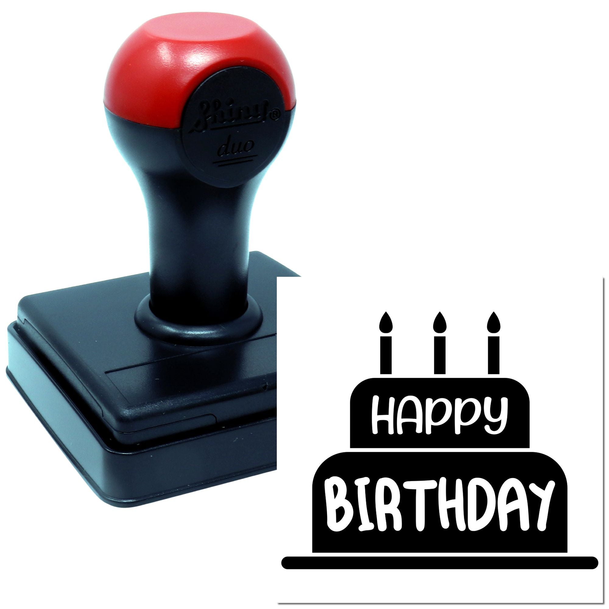 Hand Joyful Birthday Gala Craft Stamp