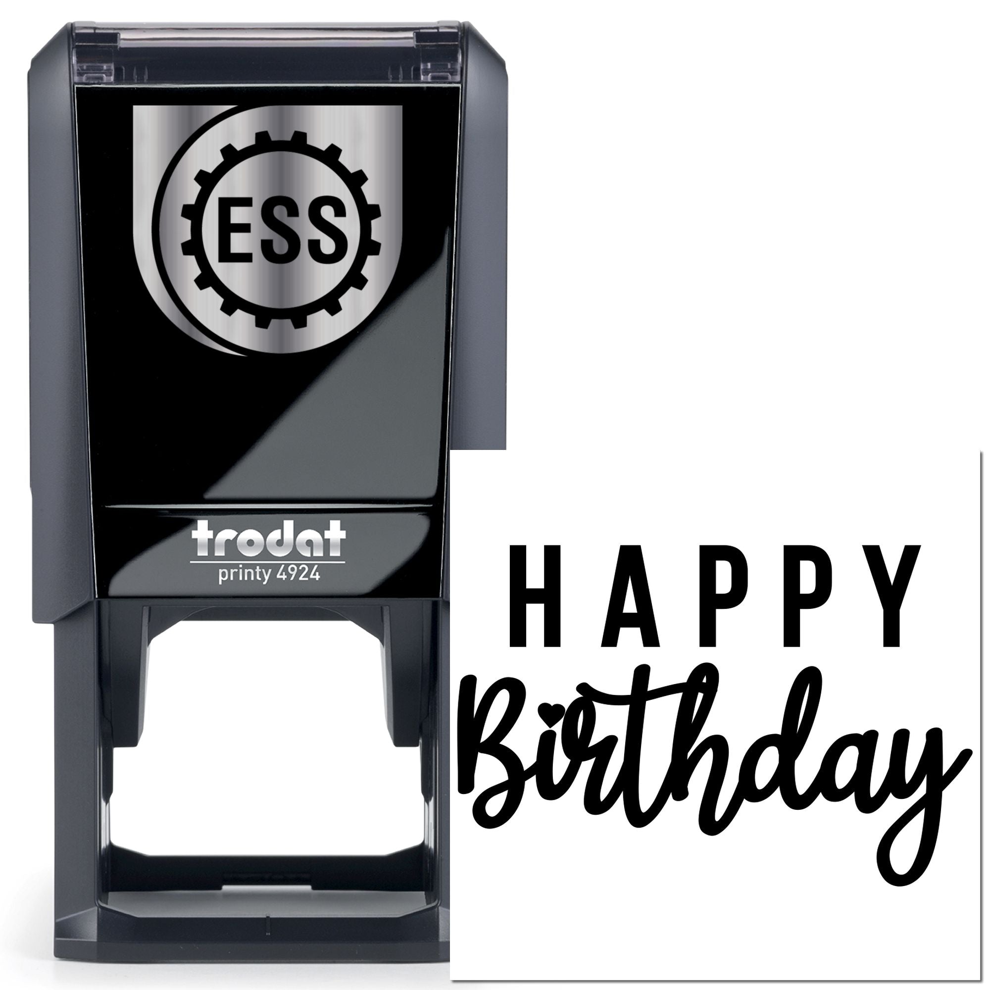 Self-Inking Joyful BDay Celebration Card Stamp