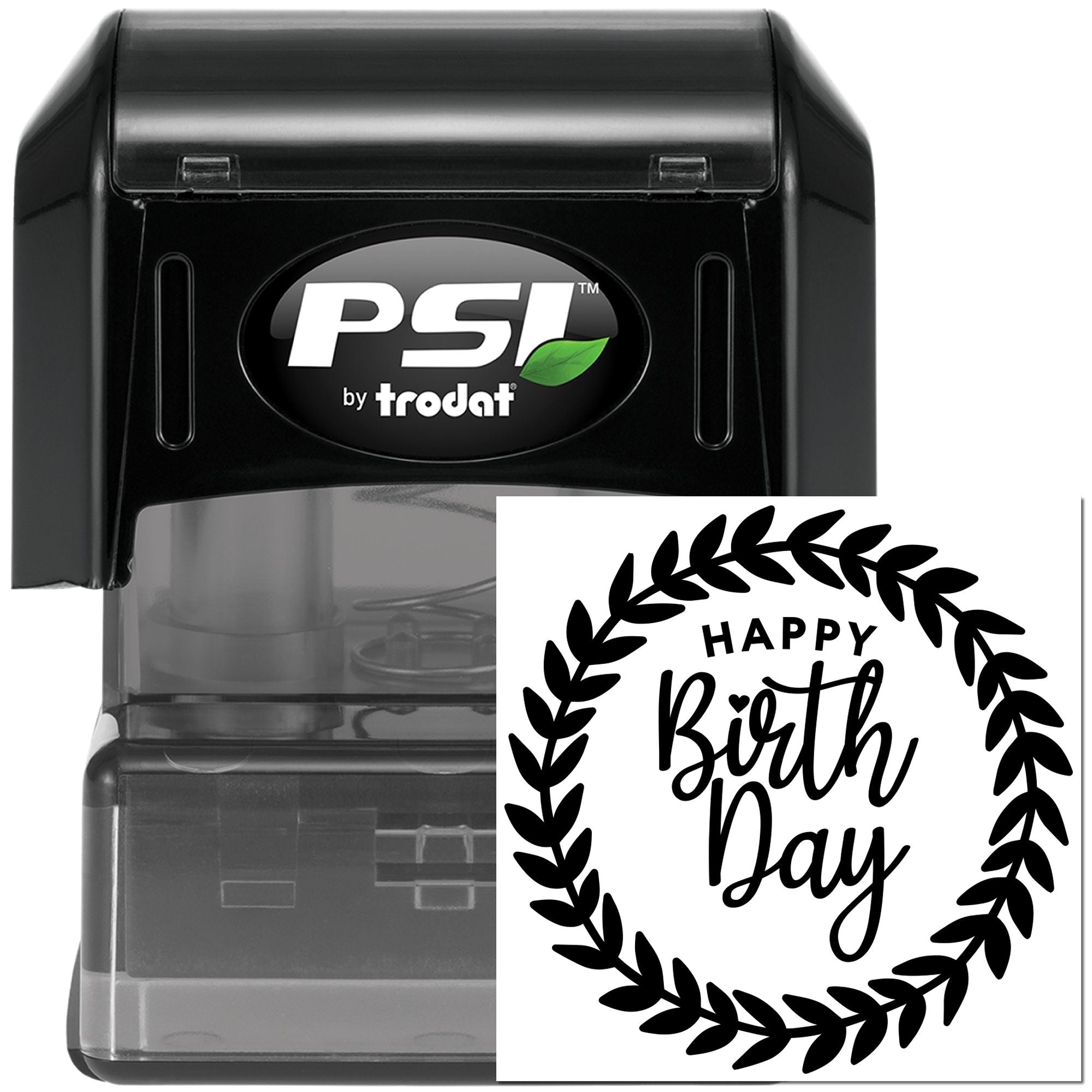 PSI Pre-Inked Botanical Birthday Delight Paper Craft Stamp