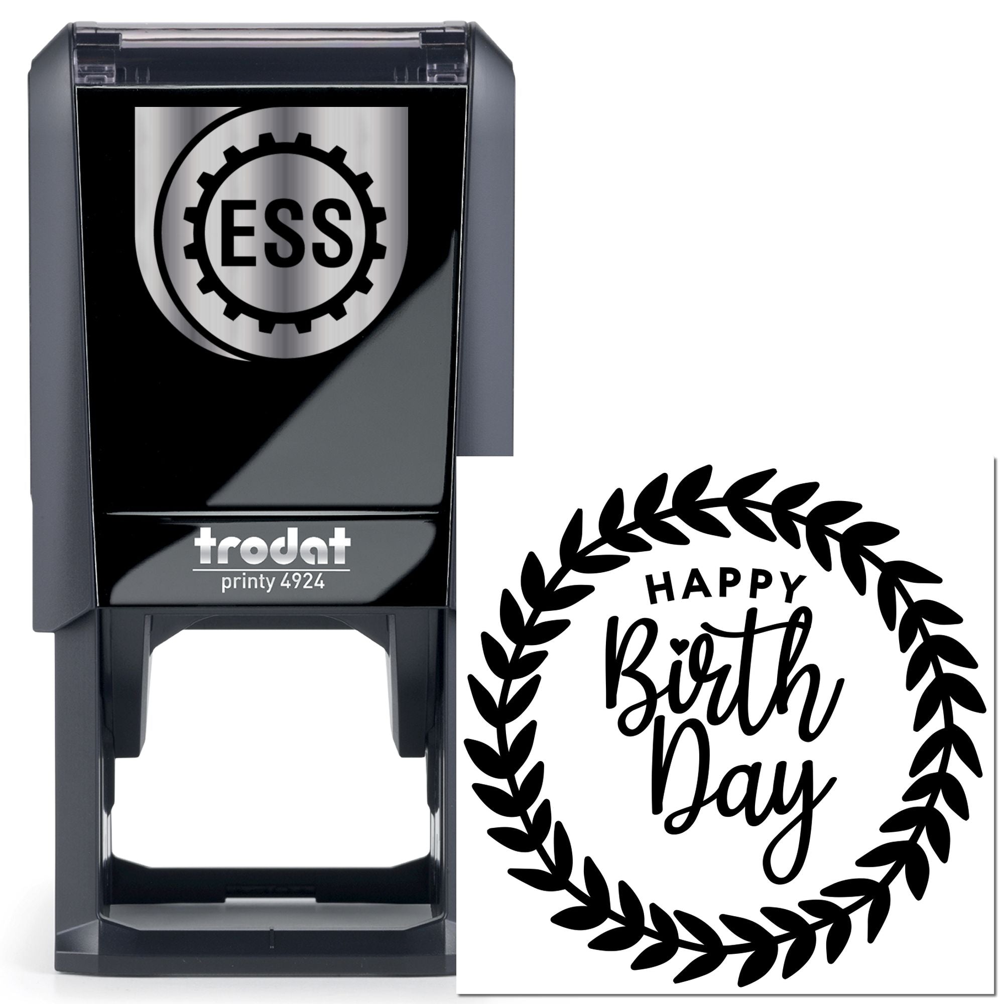 Self-Inking Botanical Birthday Delight Craft Stamp