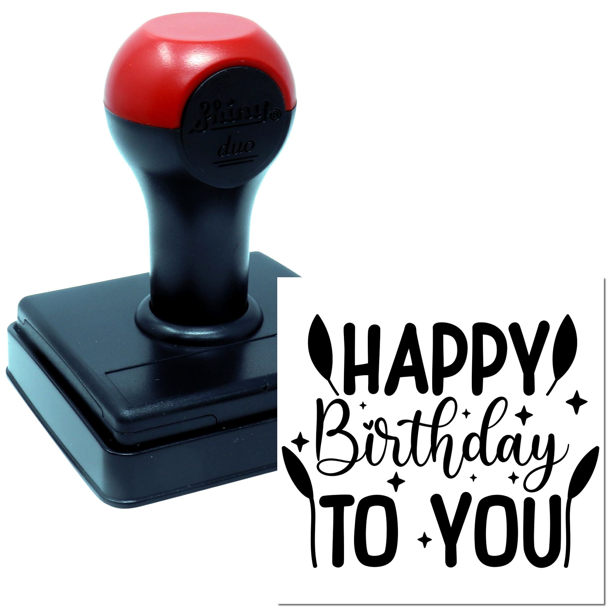 Hand Dazzling Birthday Celebration Extravaganza Craft Stamp