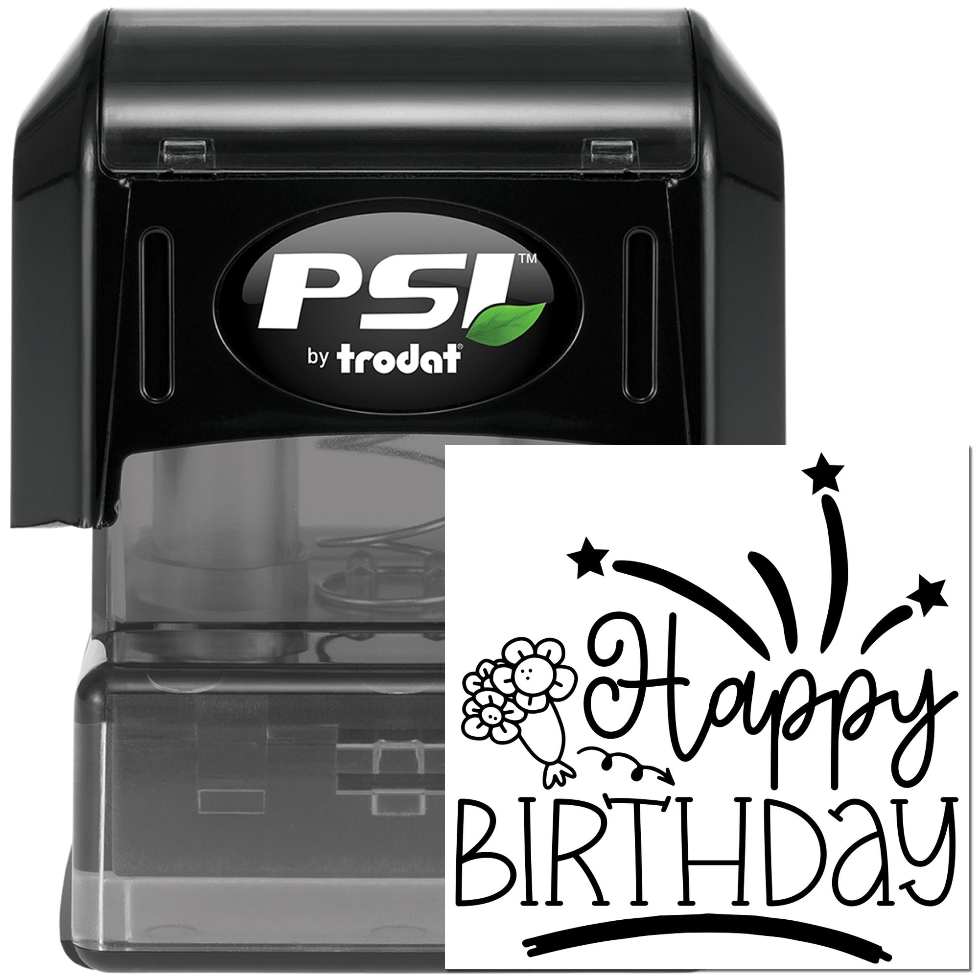 PSI Pre-Inked Glimmering Birthday Gala Card Stamp