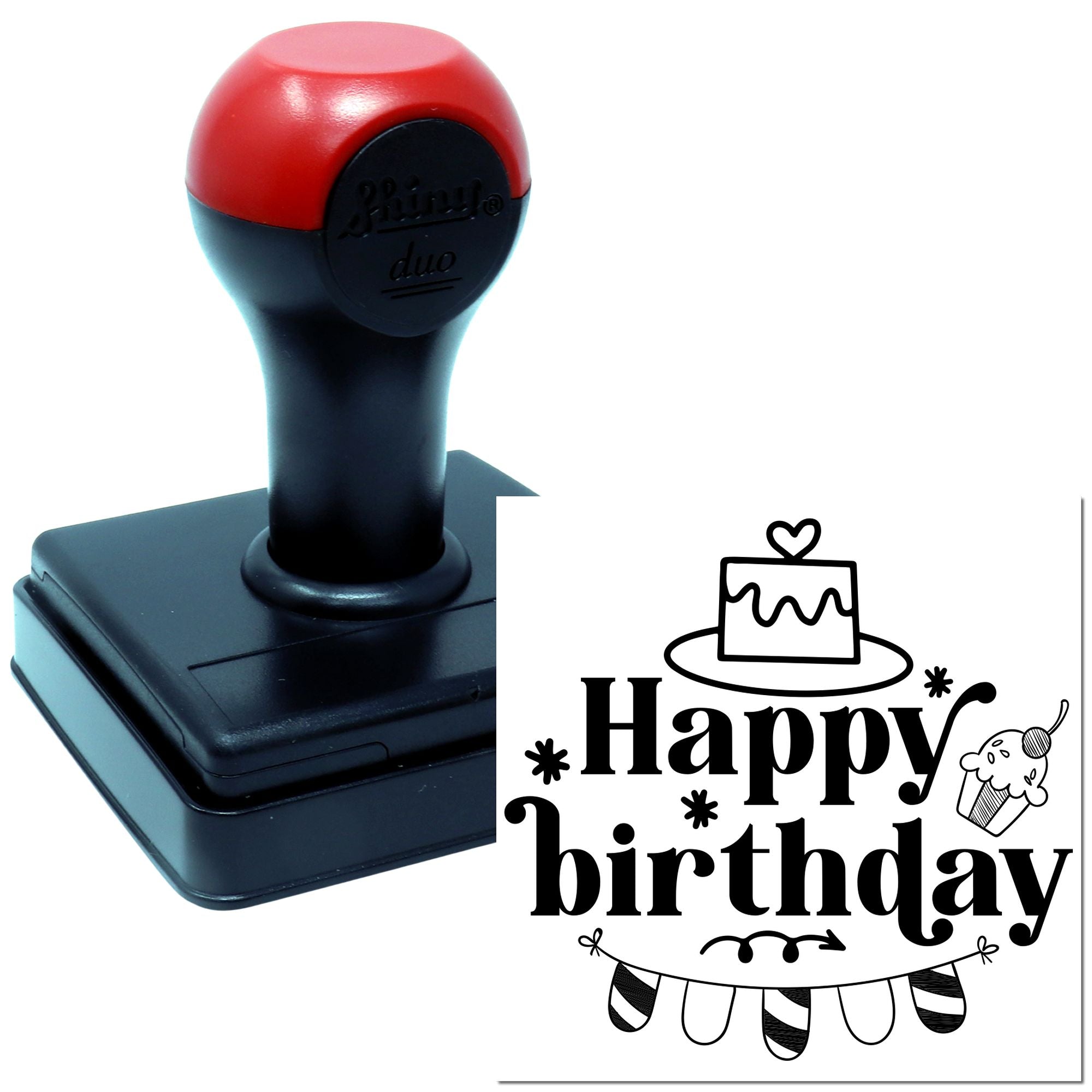 Hand Joyful Party Parade Crafting Stamp