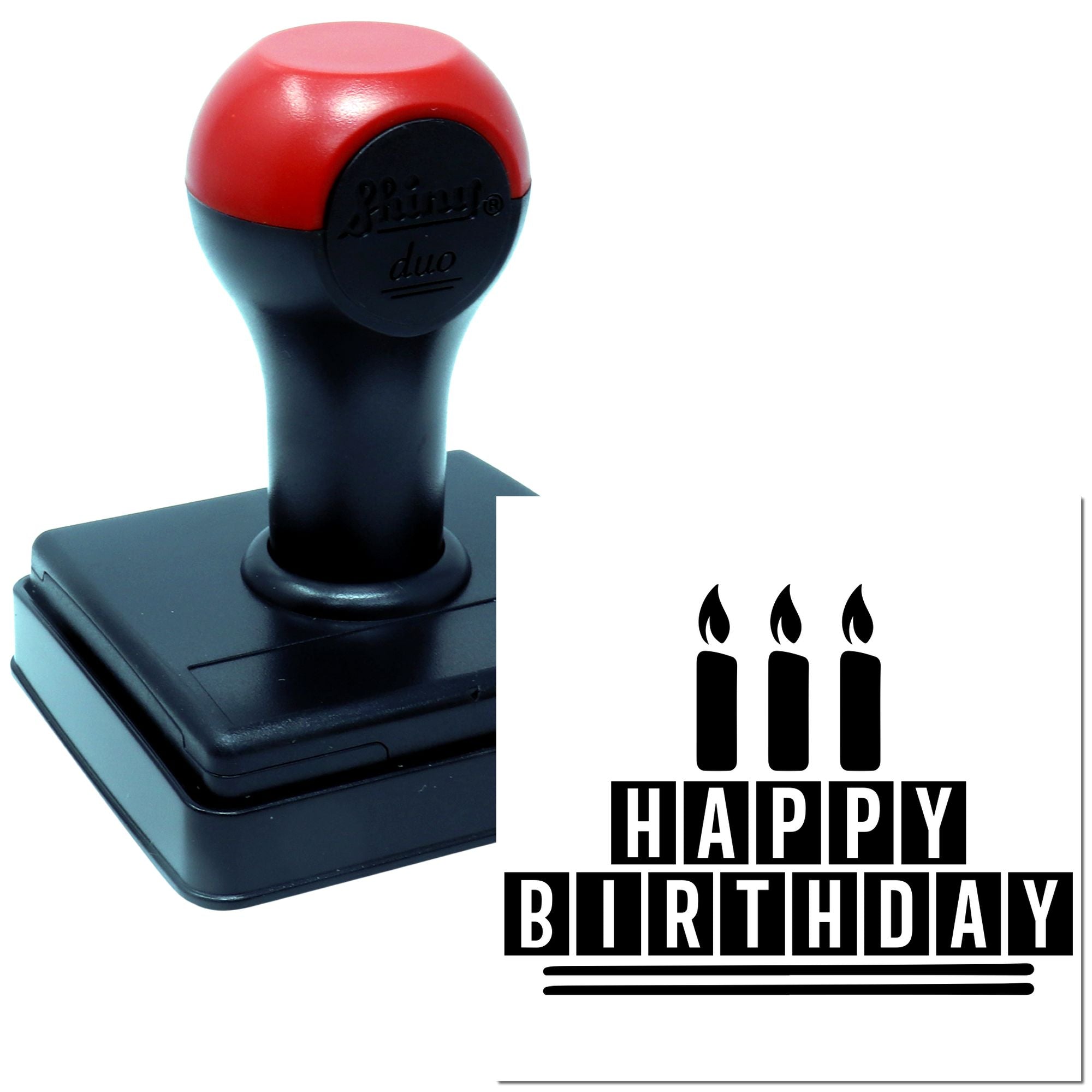 Hand Pixel Party Inferno Card Making Stamp