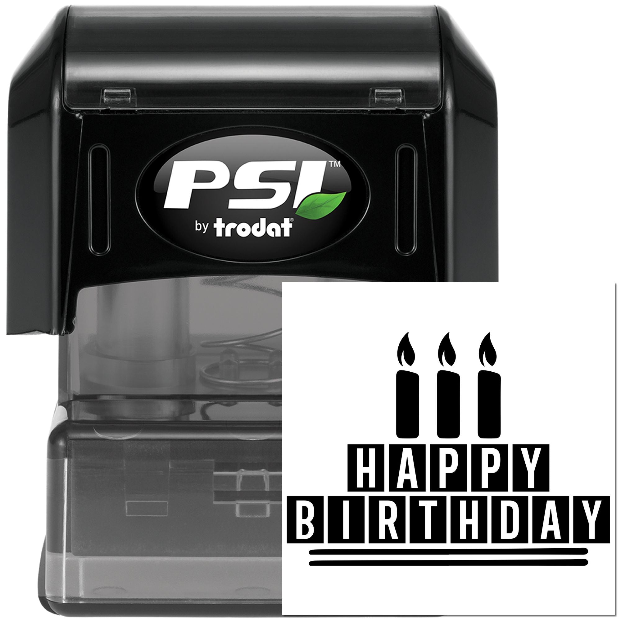 PSI Pre-Inked Pixel Party Inferno Craft Stamp