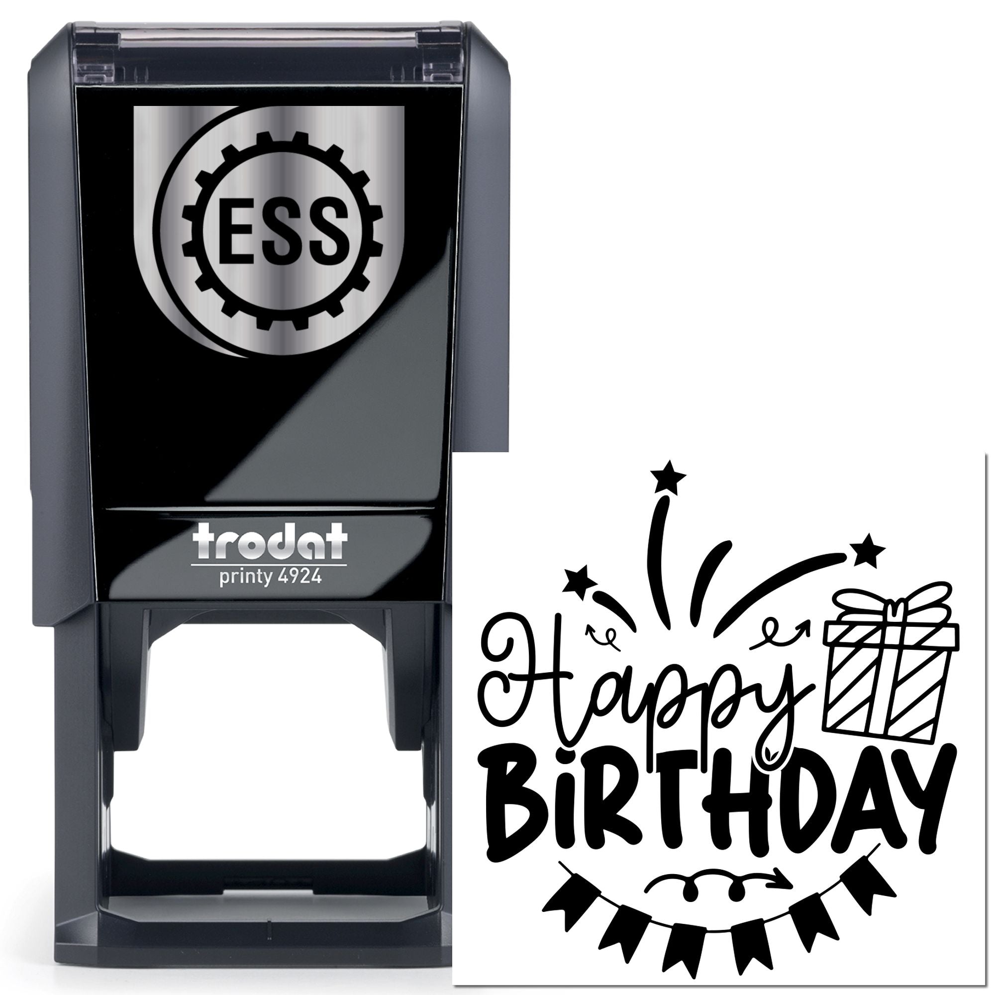 Self-Inking Celebration Spectacle Card Making Stamp