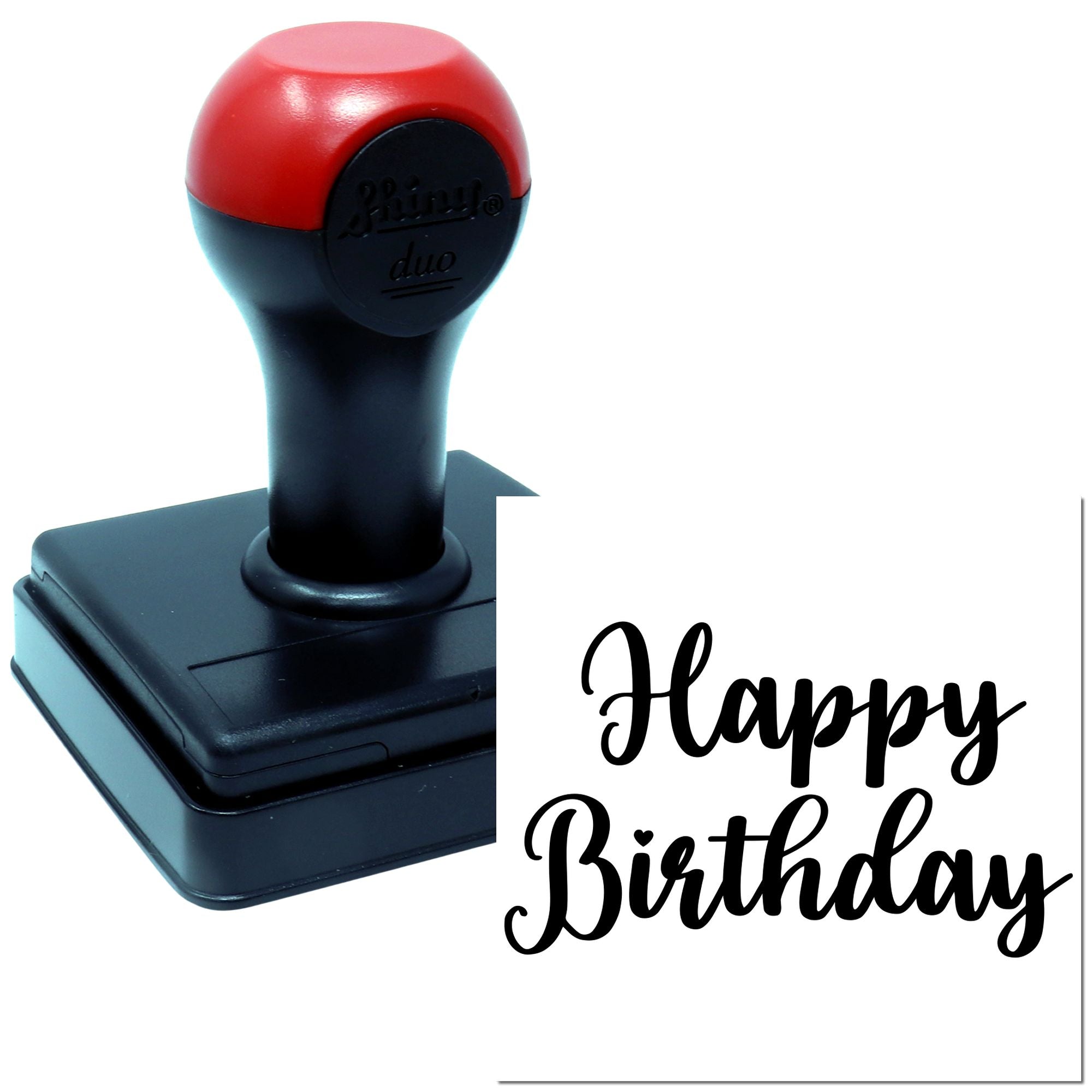 Hand Festive Birthday Gathering Card Stamp