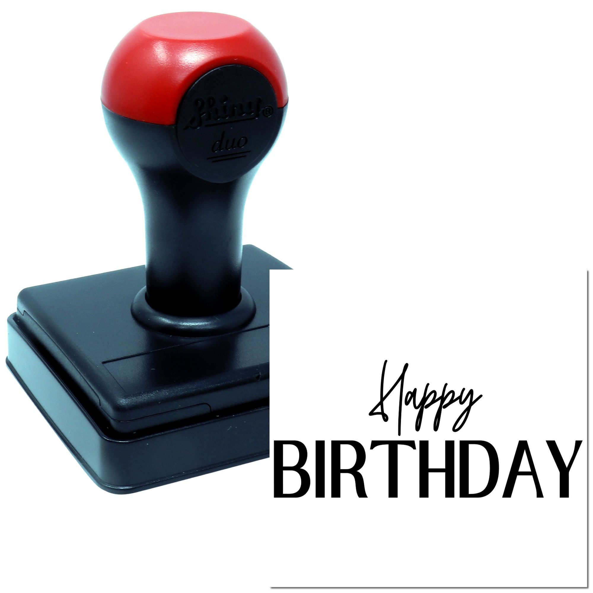 Hand Vibrant Birthday Celebration Decor Scrapbook Stamp