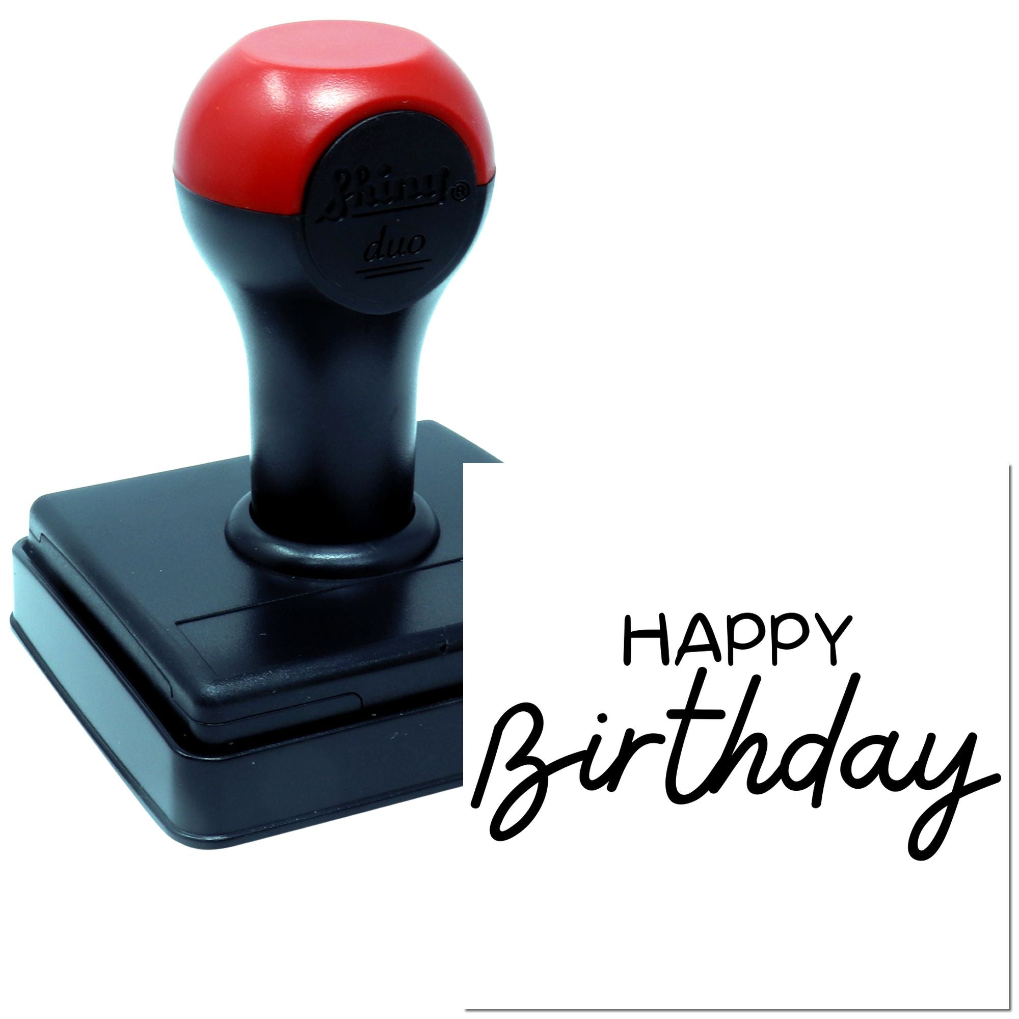 Hand Blissful Birthday Gathering Scrapbooking Stamp