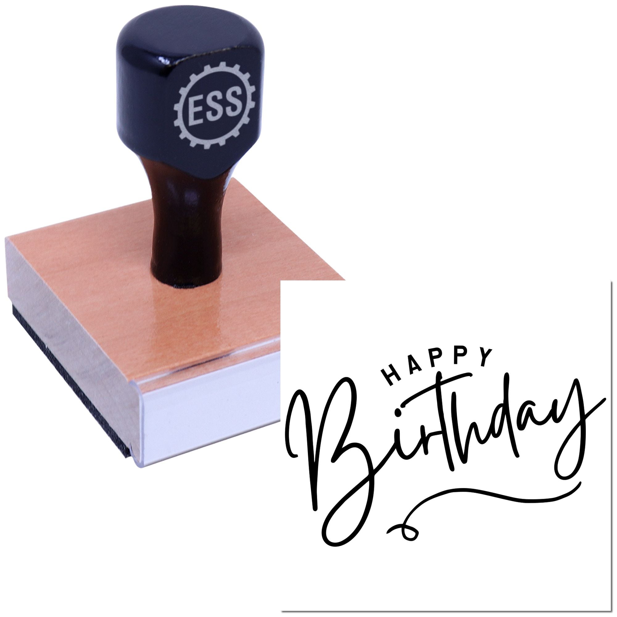 Birthday Delight Fest Craft Rubber Stamp