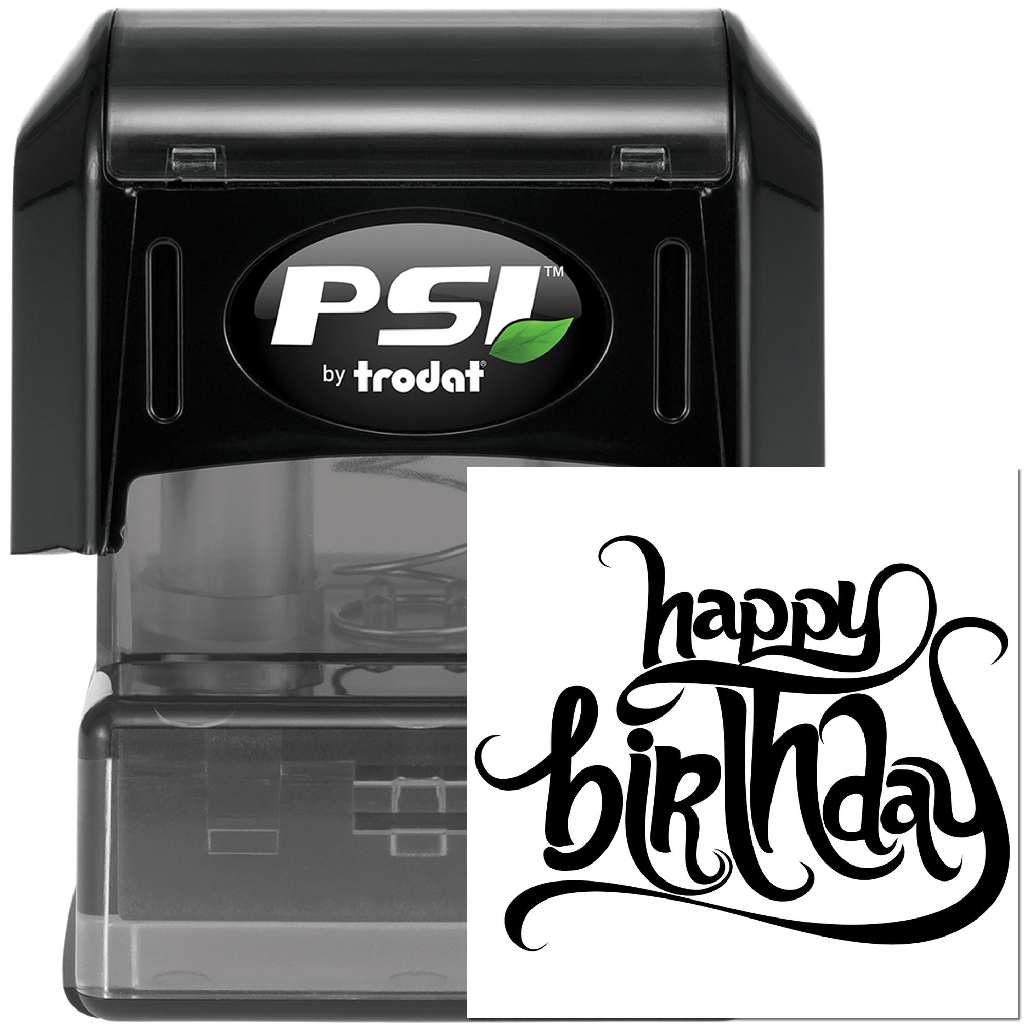 PSI Pre-Inked Curly Celebration Crafting Stamp