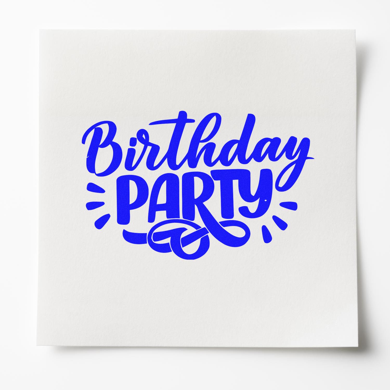 PSI Pre-Inked Birthday Spectacle Card Making Stamp