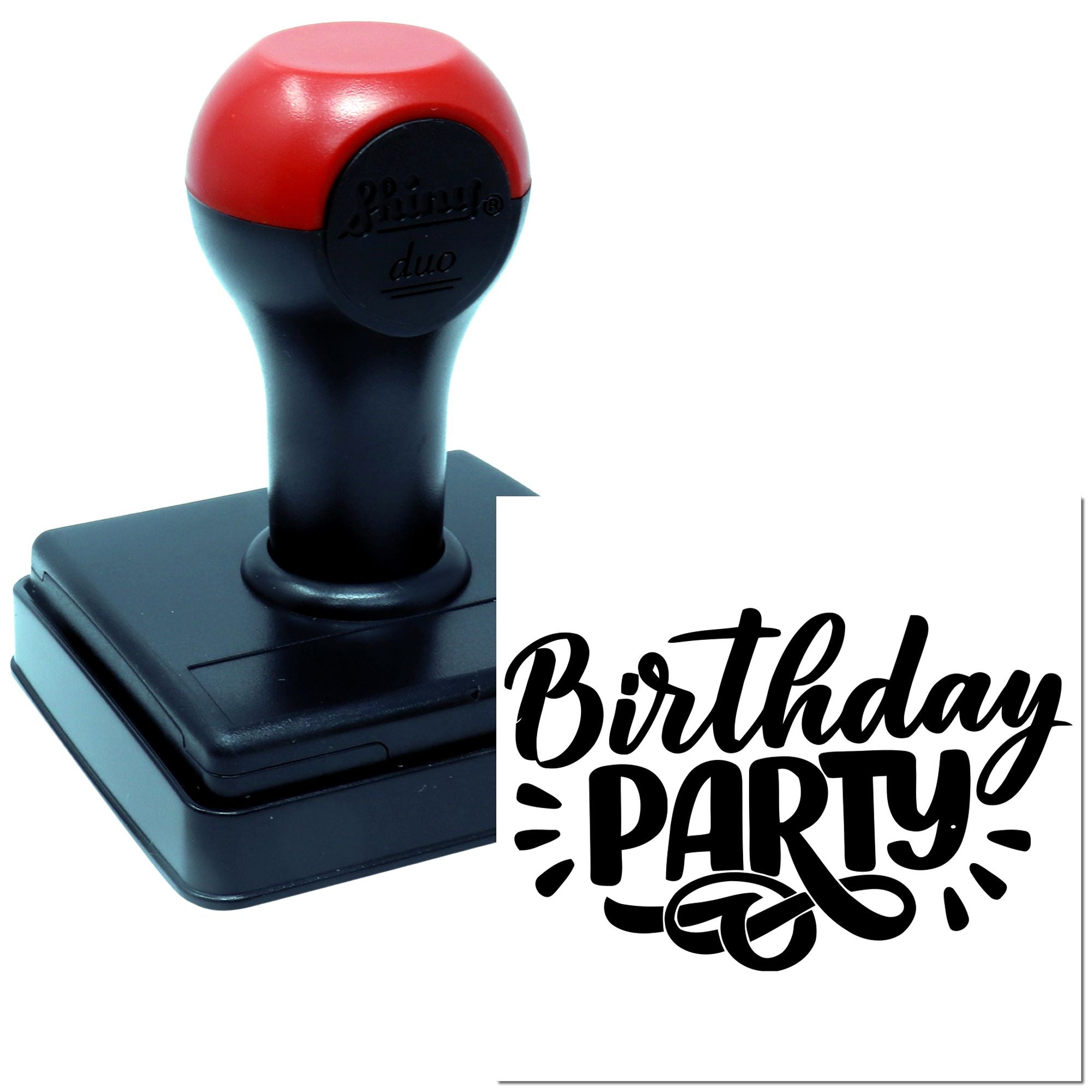 Hand Birthday Spectacle Crafting Stamp