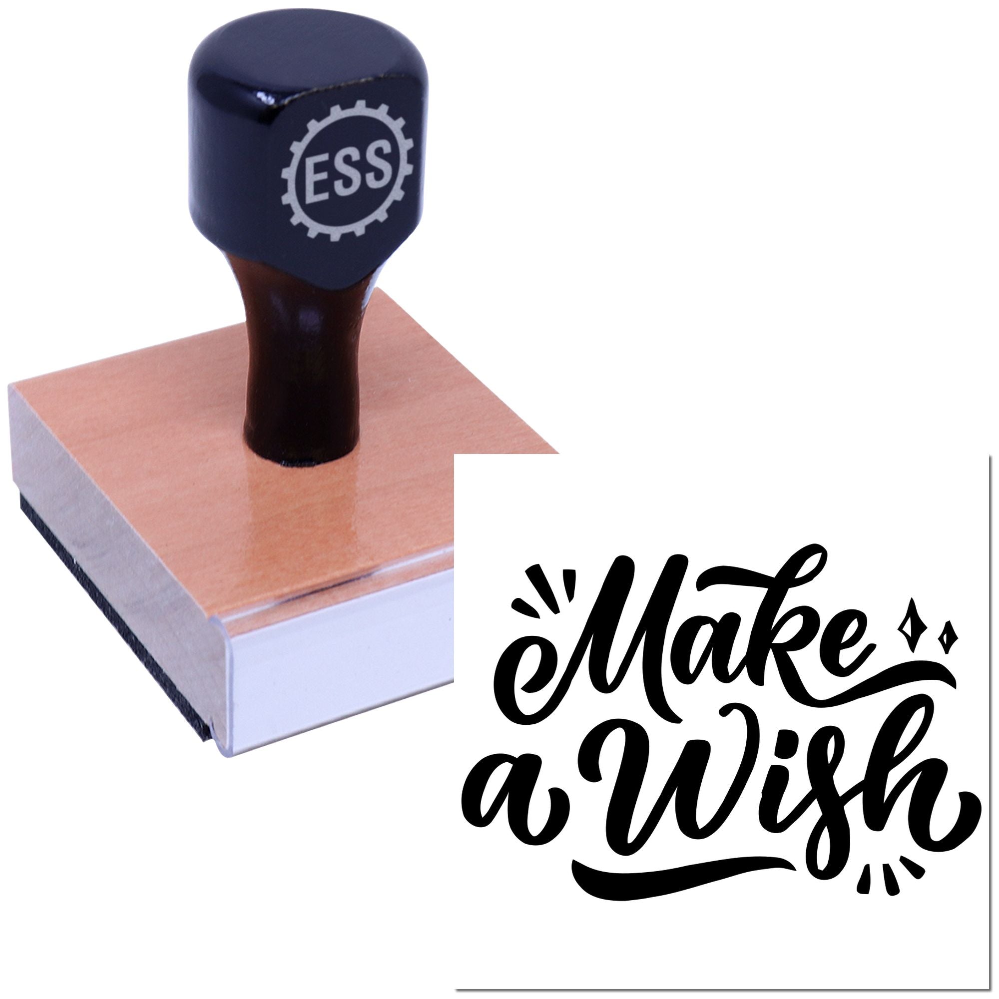 Glitter Dream Energy Scrapbook Rubber Stamp