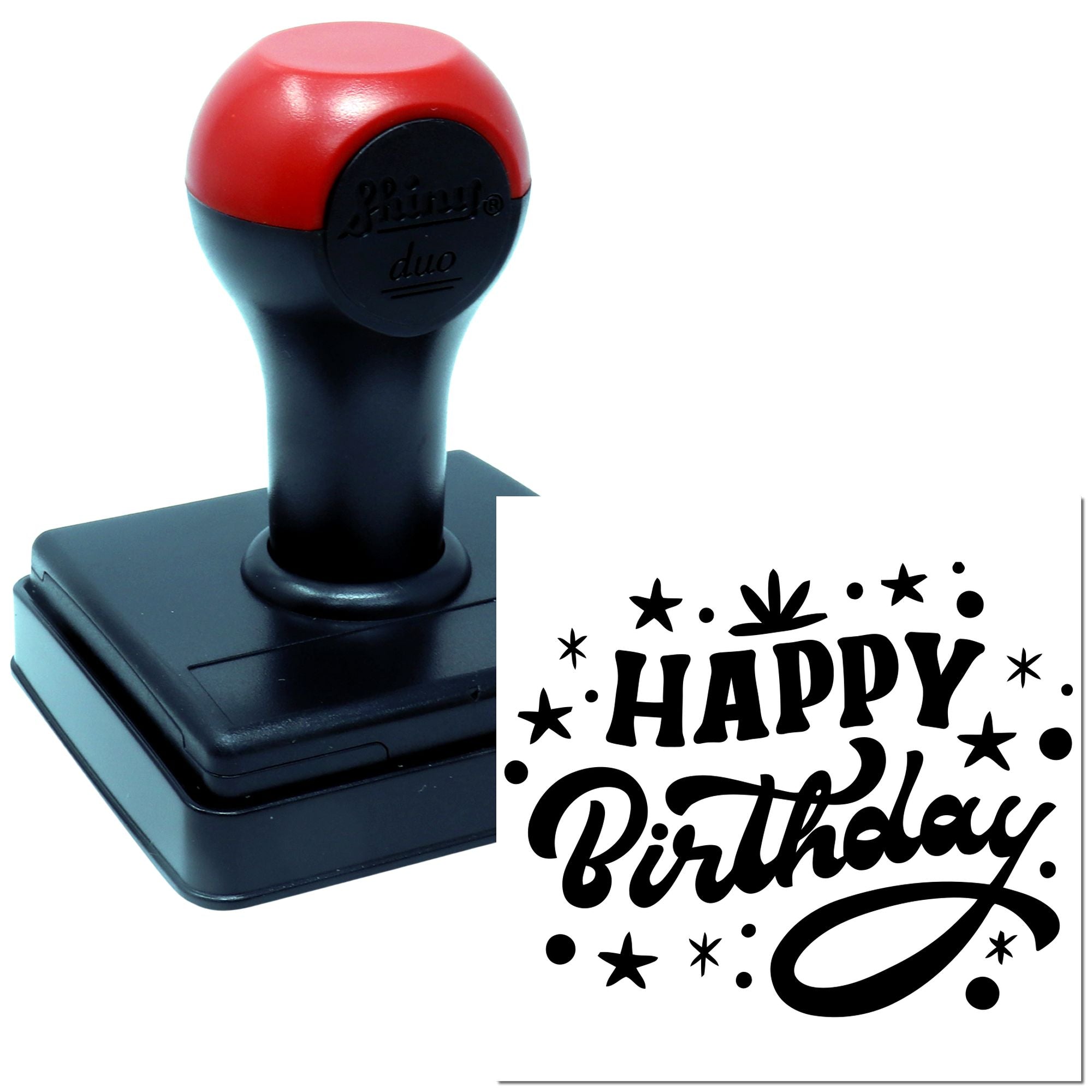 Hand Sparkling Birthday Bash Card Making Stamp