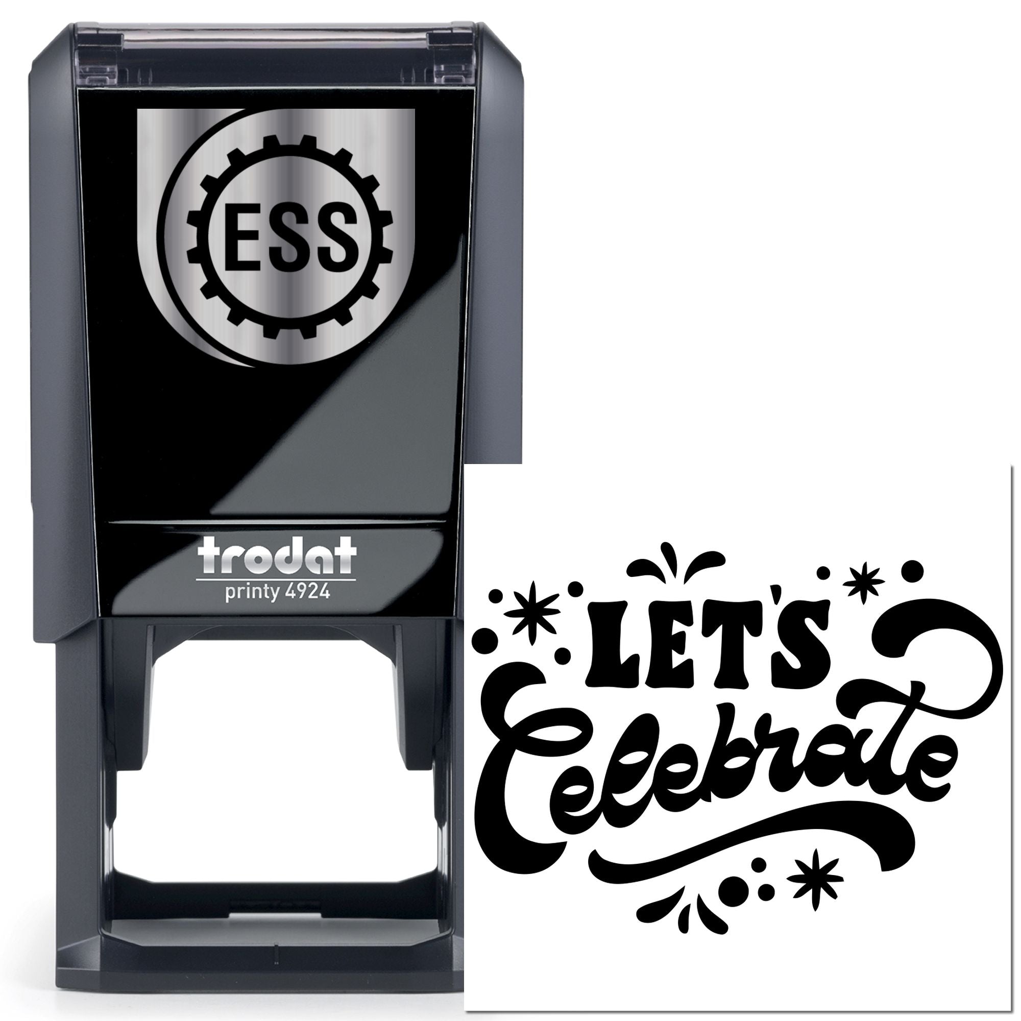 Self-Inking Festive Celebration Scene Crafting Stamp