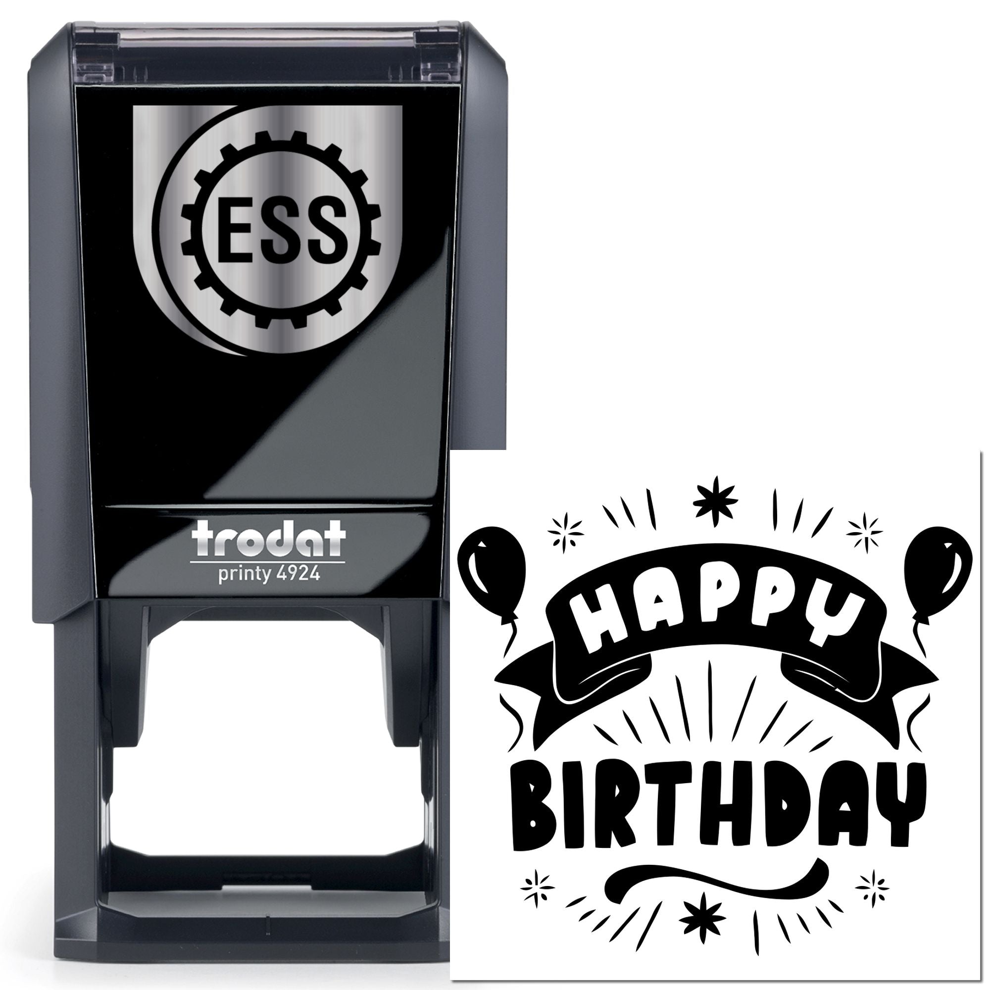 Self-Inking Hot Air Balloon Fiesta Craft Stamp