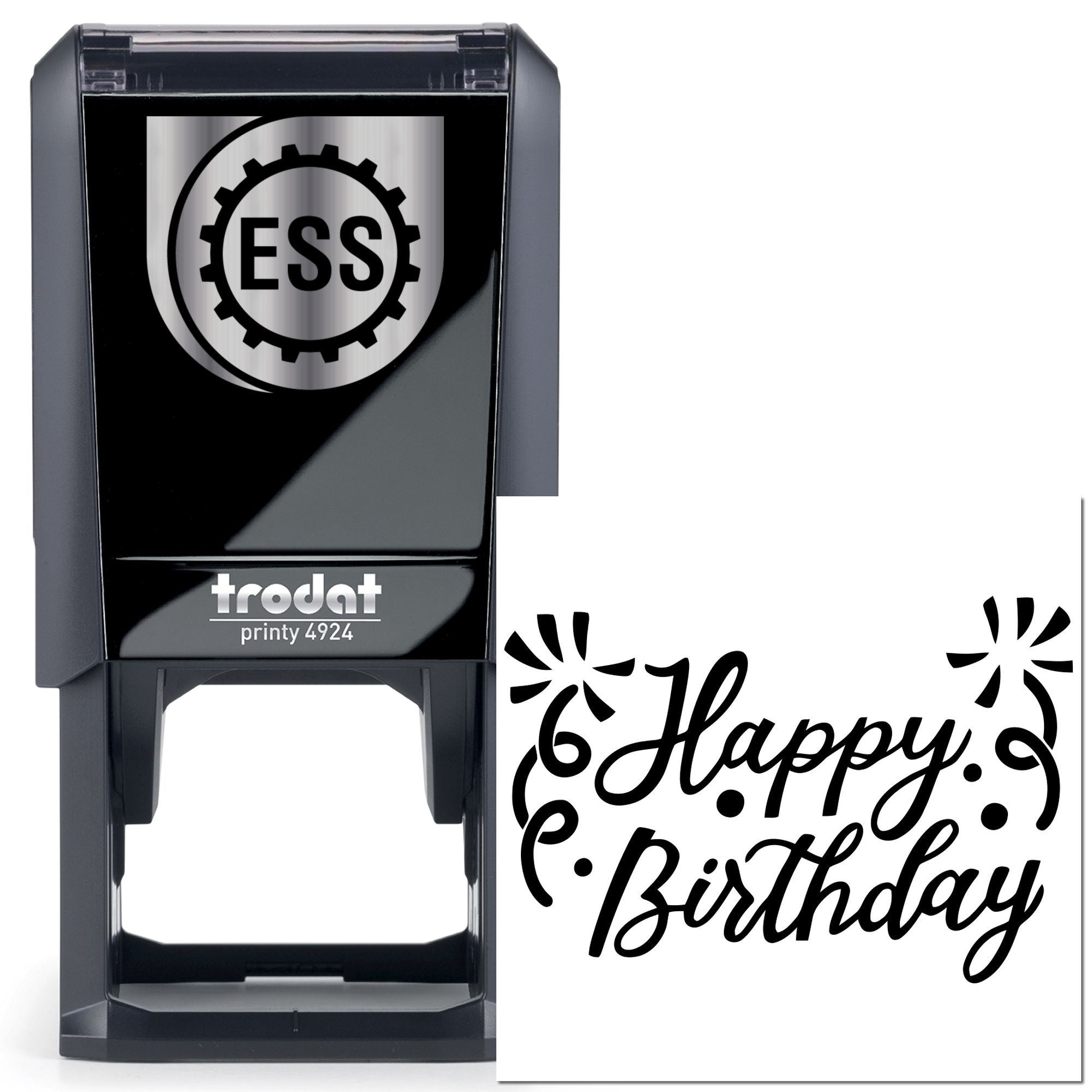 Self-Inking Confetti Birthday Bash Crafting Stamp
