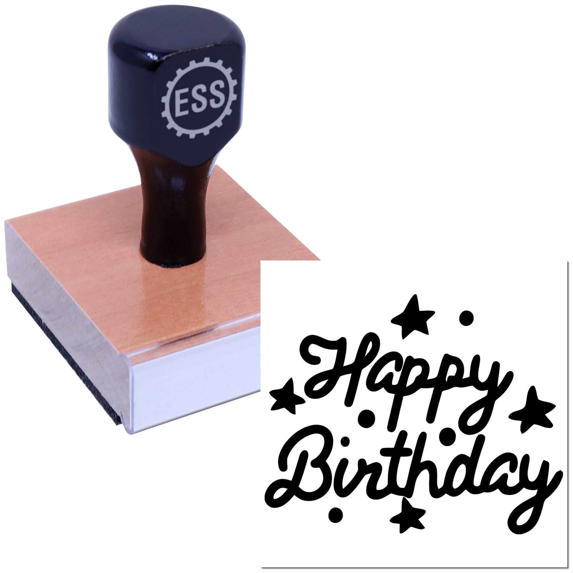 Celestial Birthday Magic Card Making Rubber Stamp