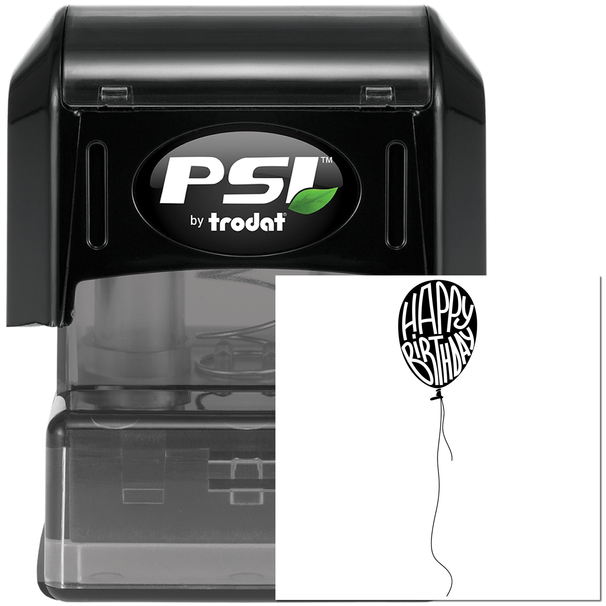 PSI Pre-Inked Colorful Hot Air Celebration Card Making Stamp