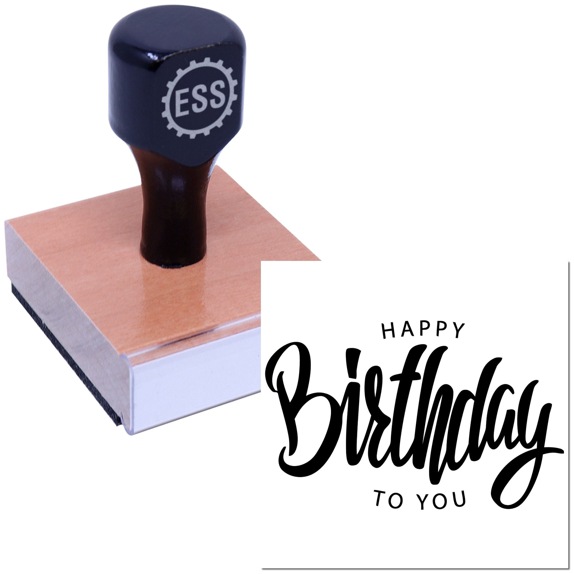 Celebration Event Banner Card Making Rubber Stamp