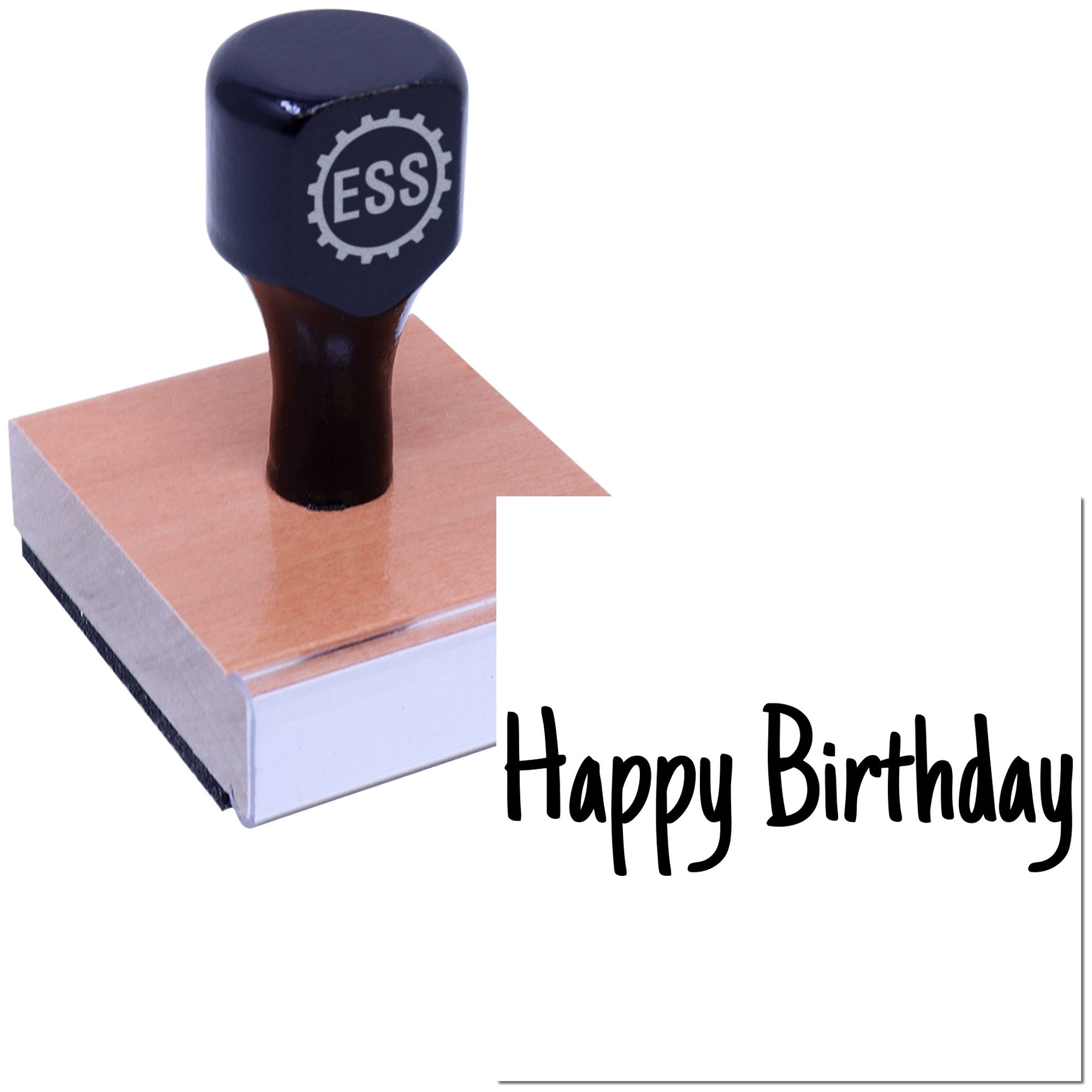 Epic Birthday Party Scrapbooking Rubber Stamp